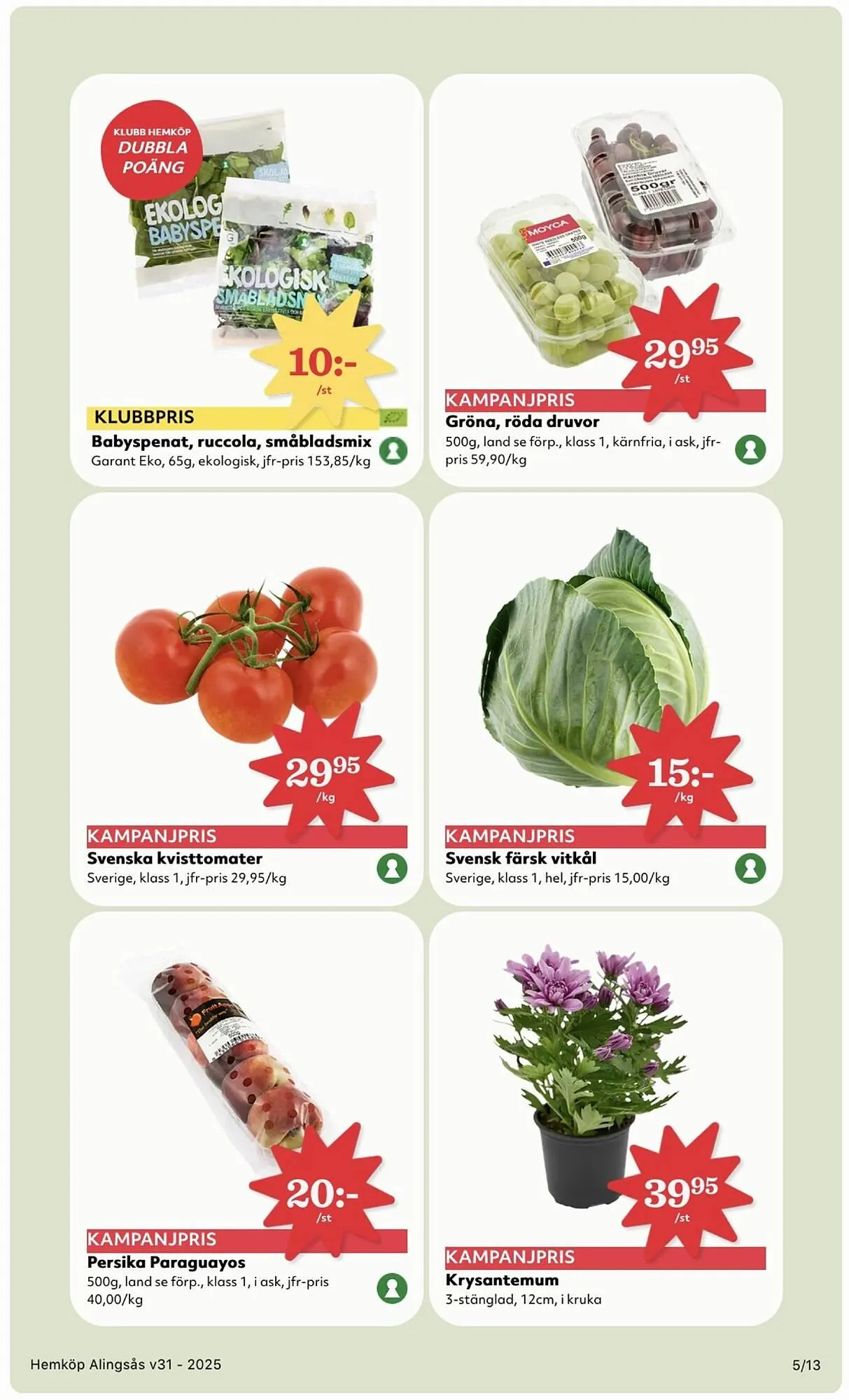 Hemköp reklamblad från 28 juli till 3 augusti 2025 - Reklamblad sidor 5