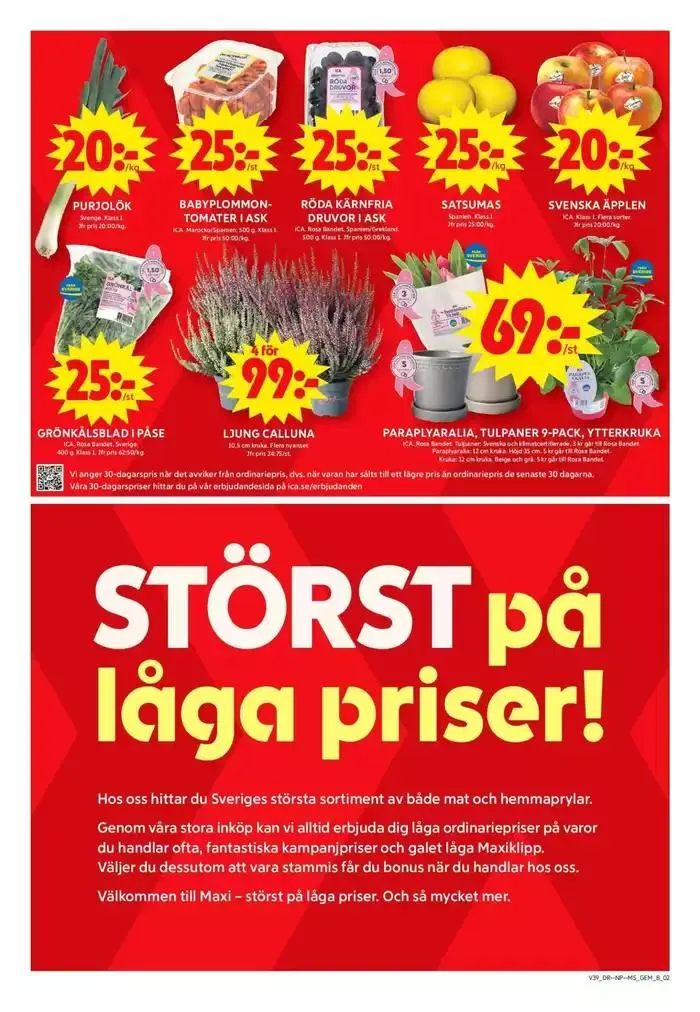 Fantastiska rabatter på utvalda produkter från 23 september till 7 oktober 2024 - Reklamblad sidor 12