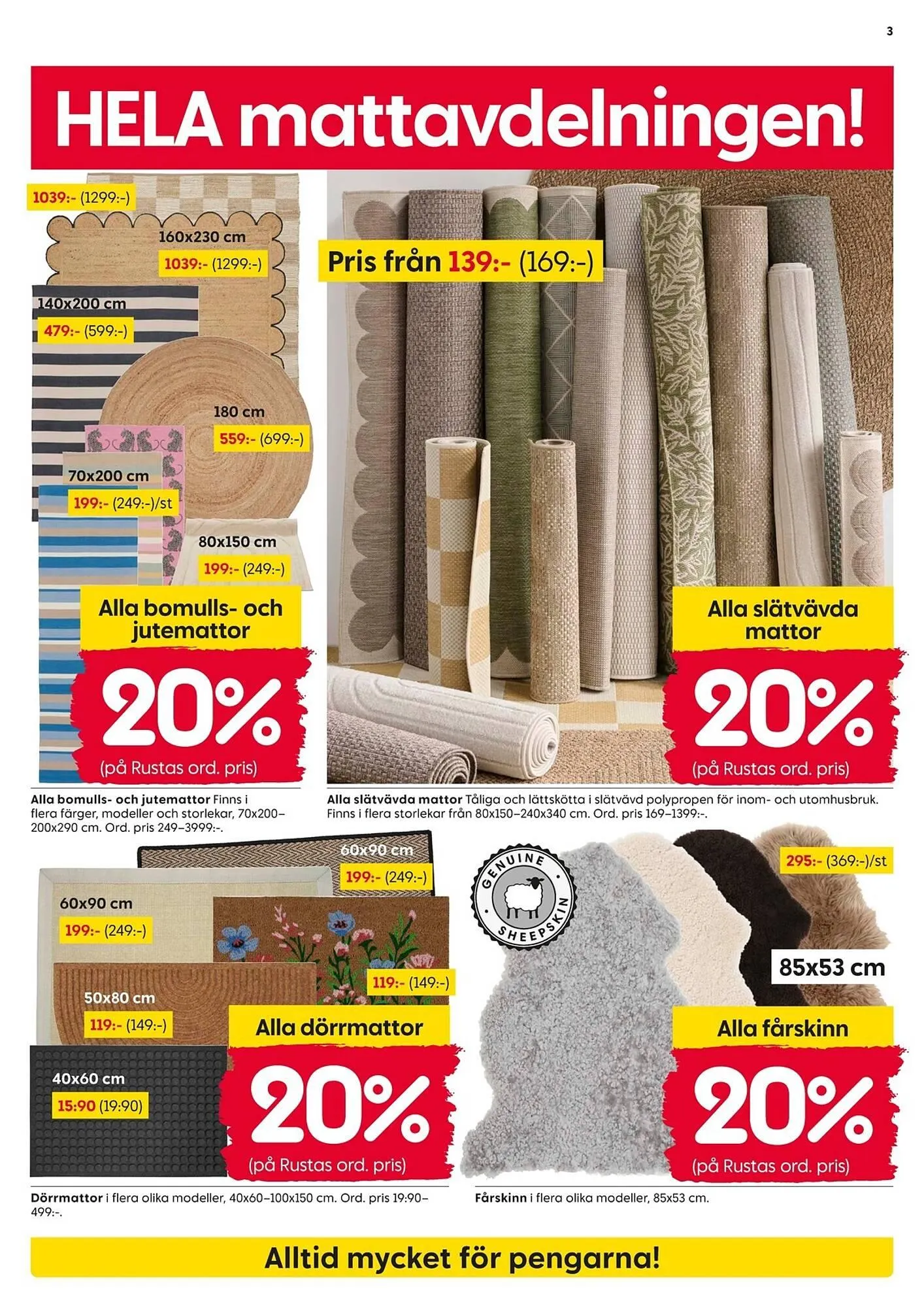 Rusta reklamblad från 23 februari till 1 mars 2026 - Reklamblad sidor 3