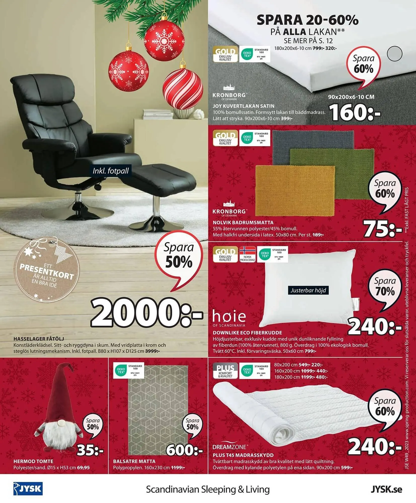 JYSK reklamblad från 3 december till 17 december 2023 - Reklamblad sidor 24
