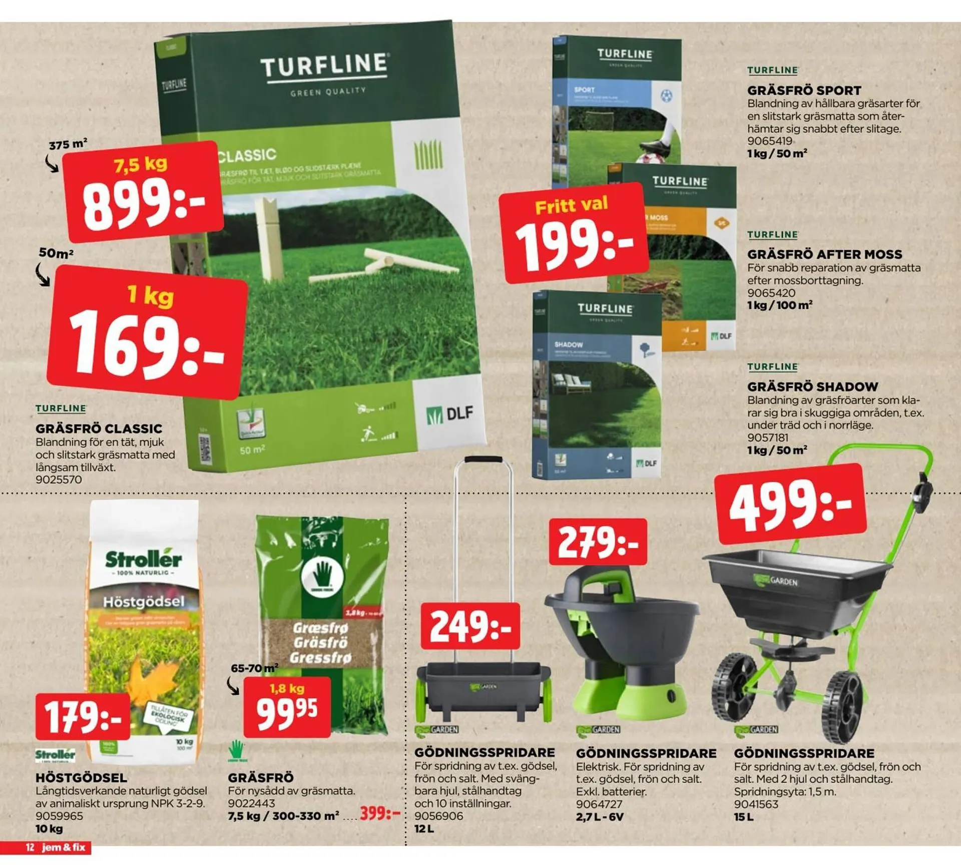 Jem&Fix reklamblad från 25 augusti till 8 september 2025 - Reklamblad sidor 12