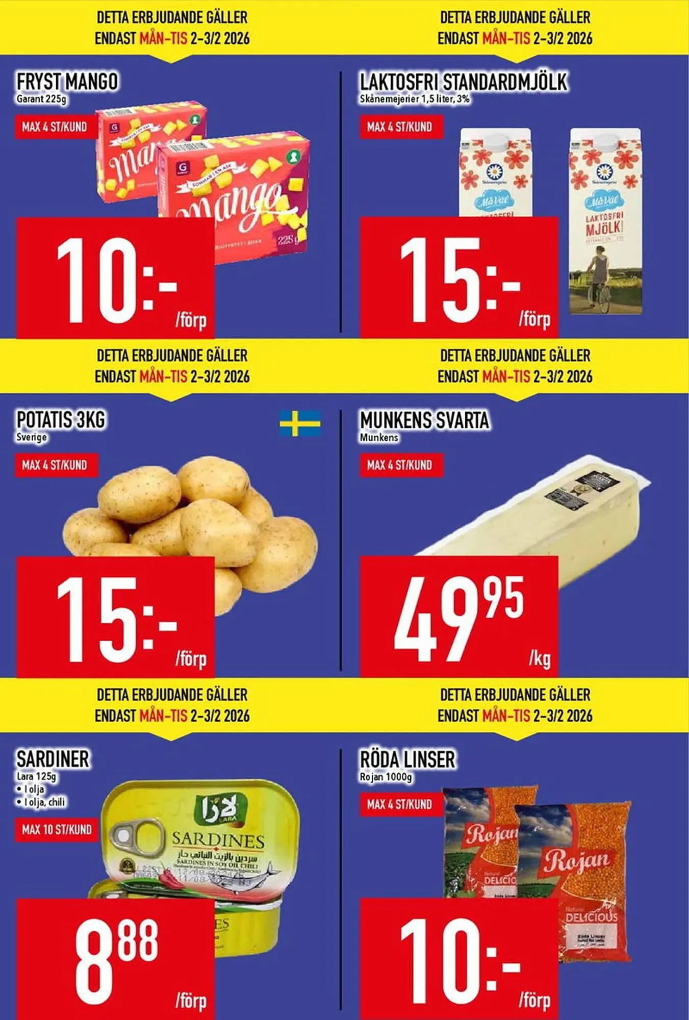 Matdax reklamblad från 2 februari till 8 februari 2026 - Reklamblad sidor 2