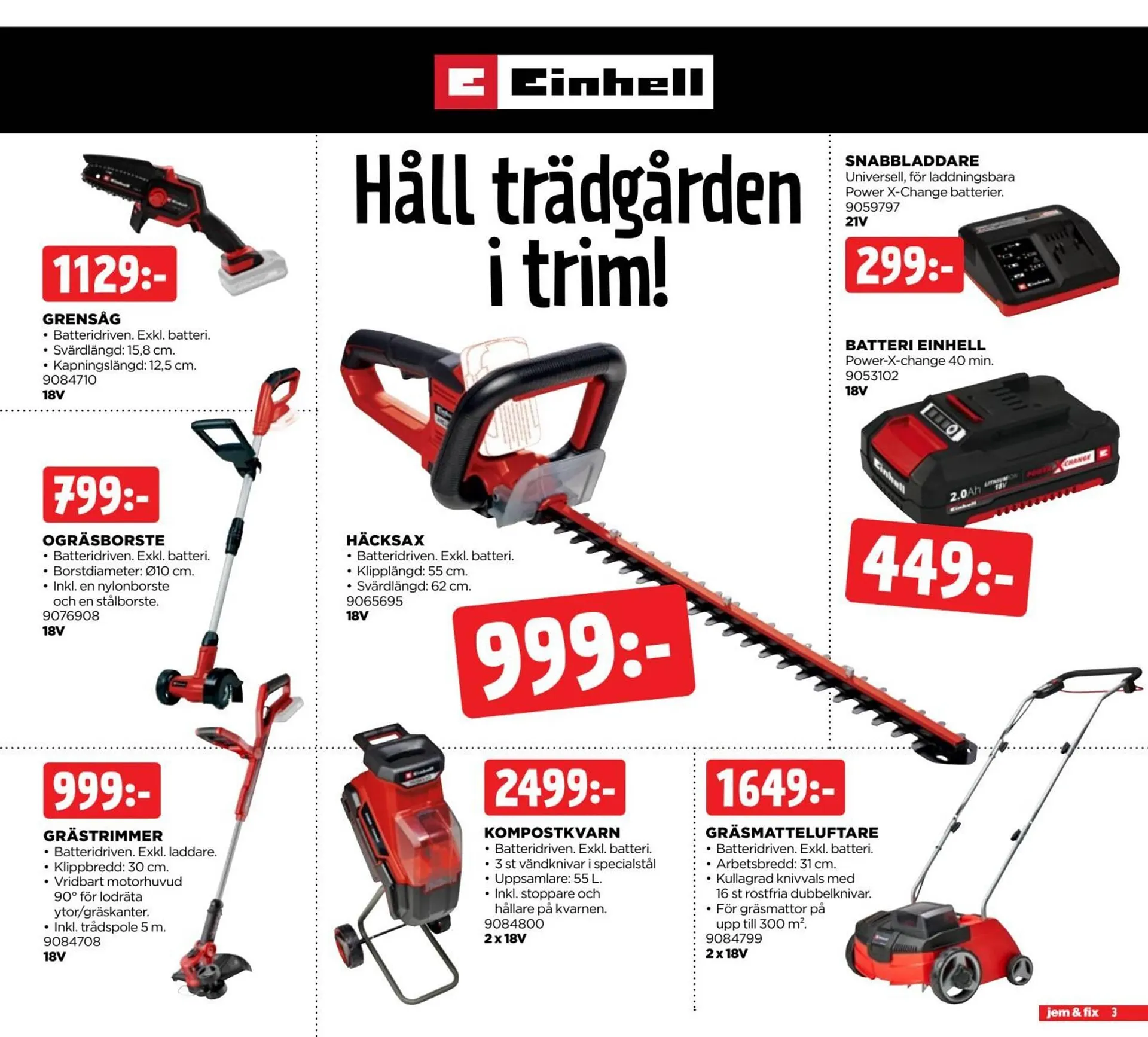 Jem&Fix reklamblad från 4 maj till 11 maj 2026 - Reklamblad sidor 3