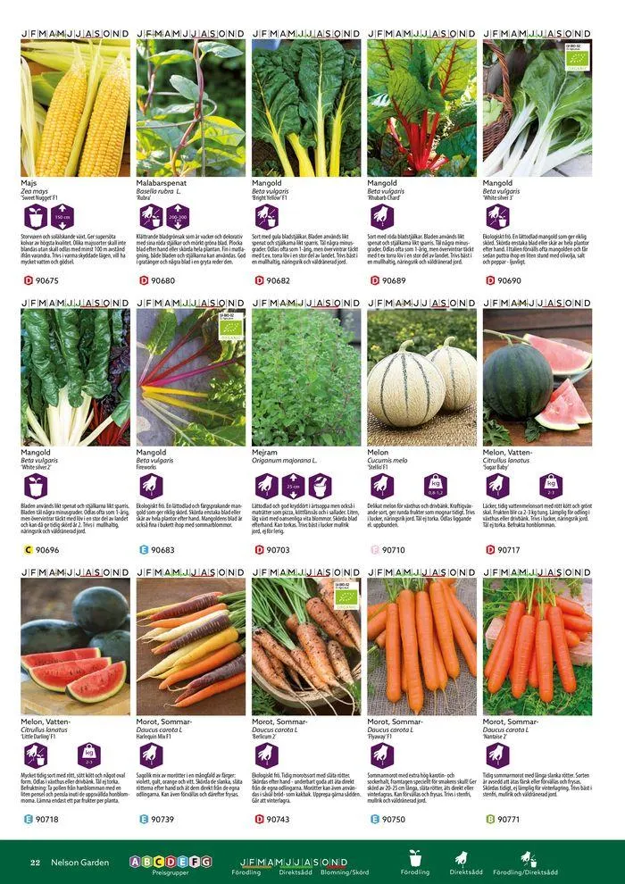Nelson Gardens frökatalog 2024 är här! från 6 mars till 31 december 2024 - Reklamblad sidor 22