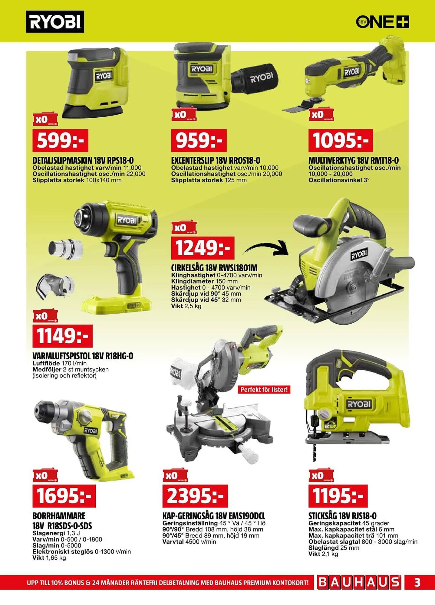 Bauhaus reklamblad från 1 oktober till 15 oktober 2023 - Reklamblad sidor 3