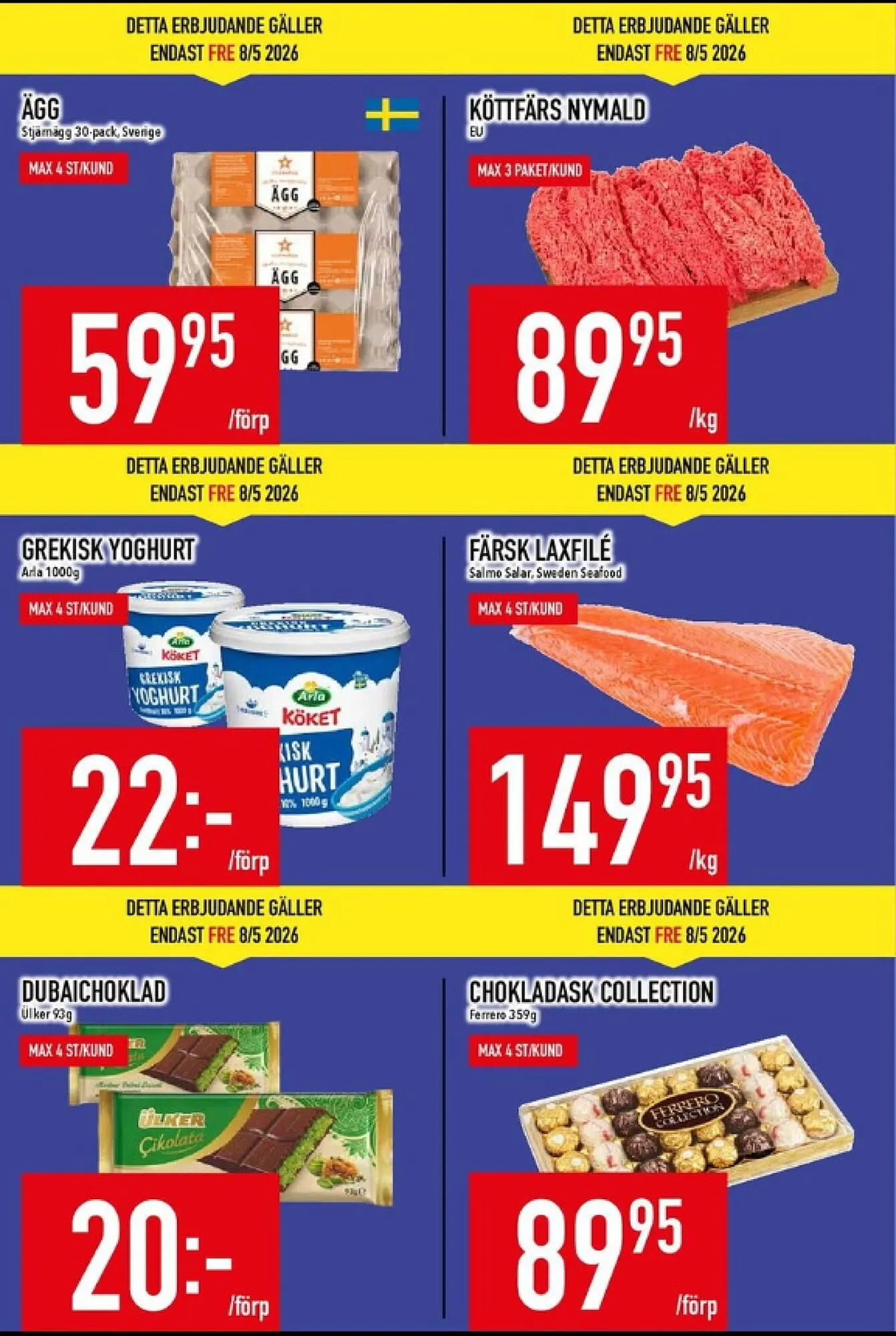 Matdax reklamblad från 4 maj till 10 maj 2026 - Reklamblad sidor 4