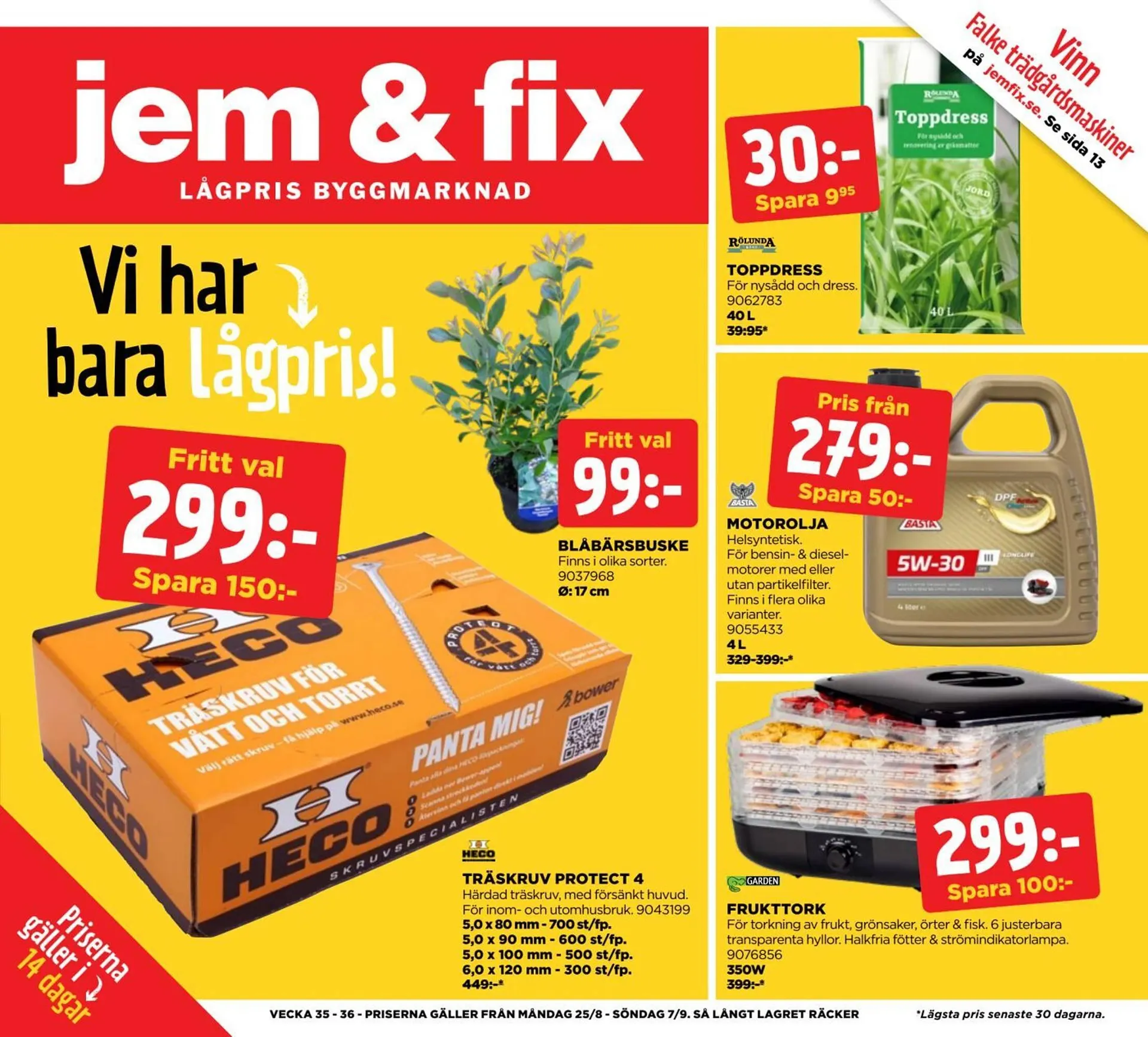 Jem&Fix reklamblad - 1