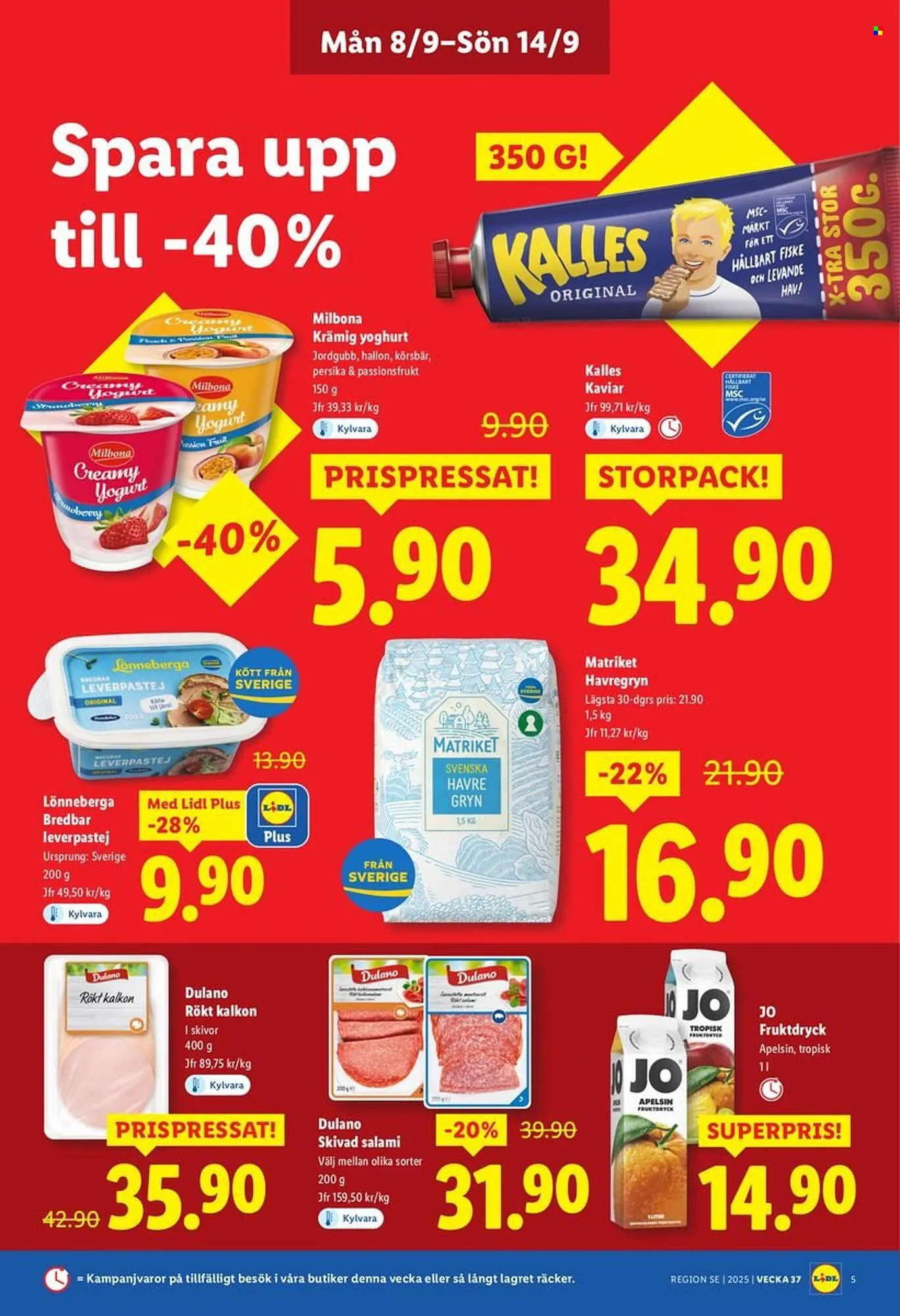 Lidl reklamblad från 8 september till 14 september 2025 - Reklamblad sidor 5