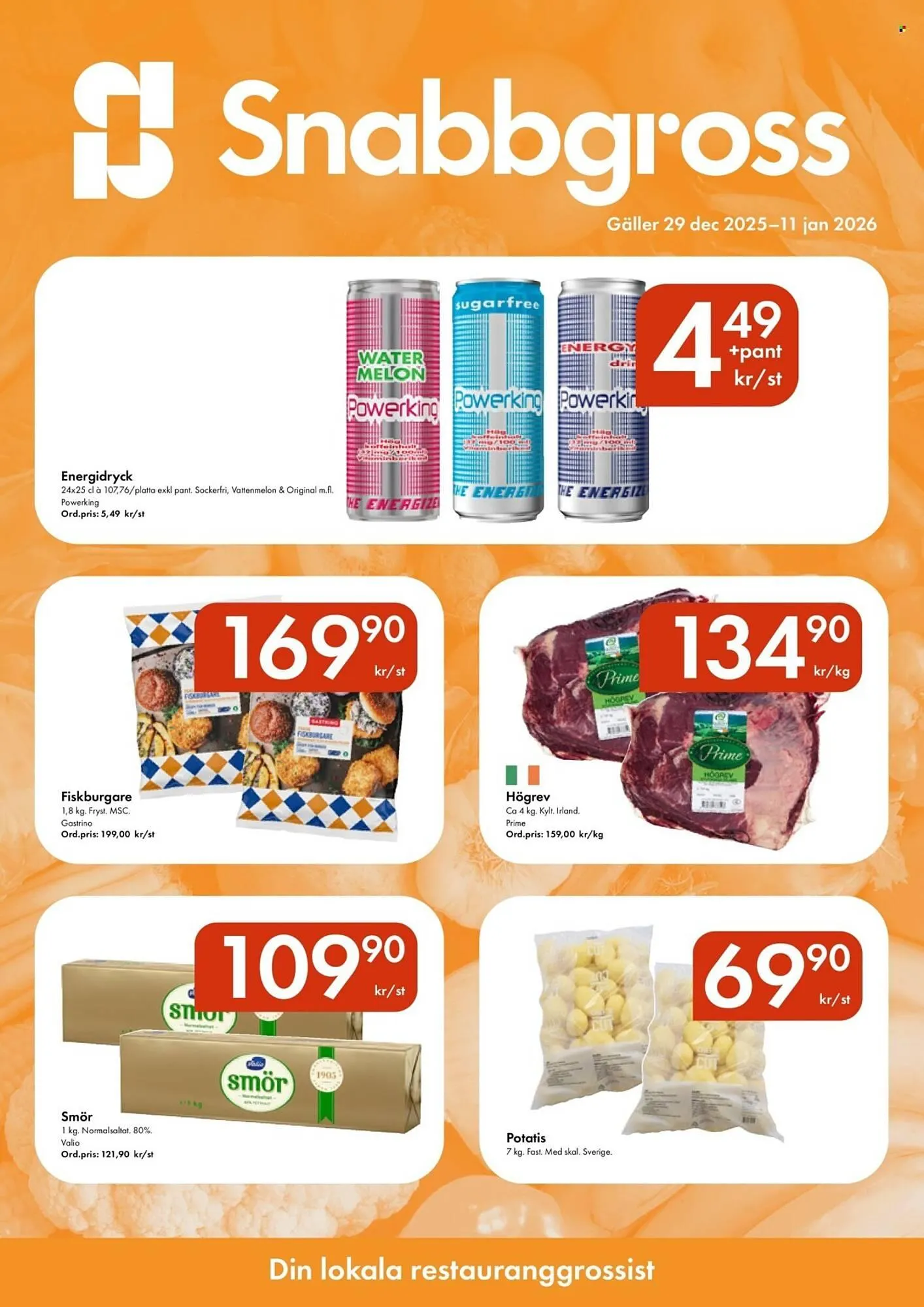 Snabbgross reklamblad från 29 december till 11 januari 2026 - Reklamblad sidor 1