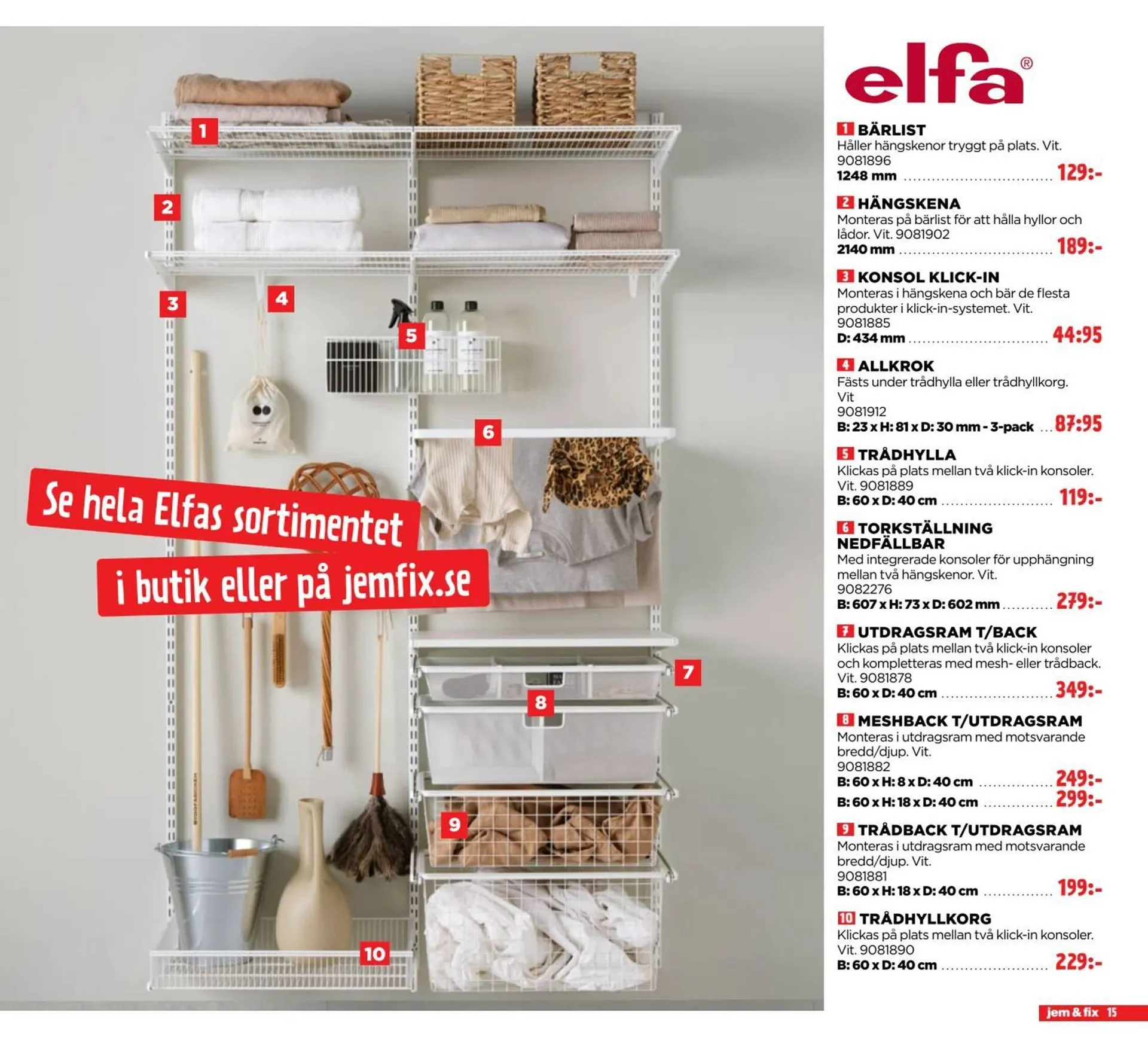 Jem&Fix reklamblad från 6 april till 20 april 2026 - Reklamblad sidor 15