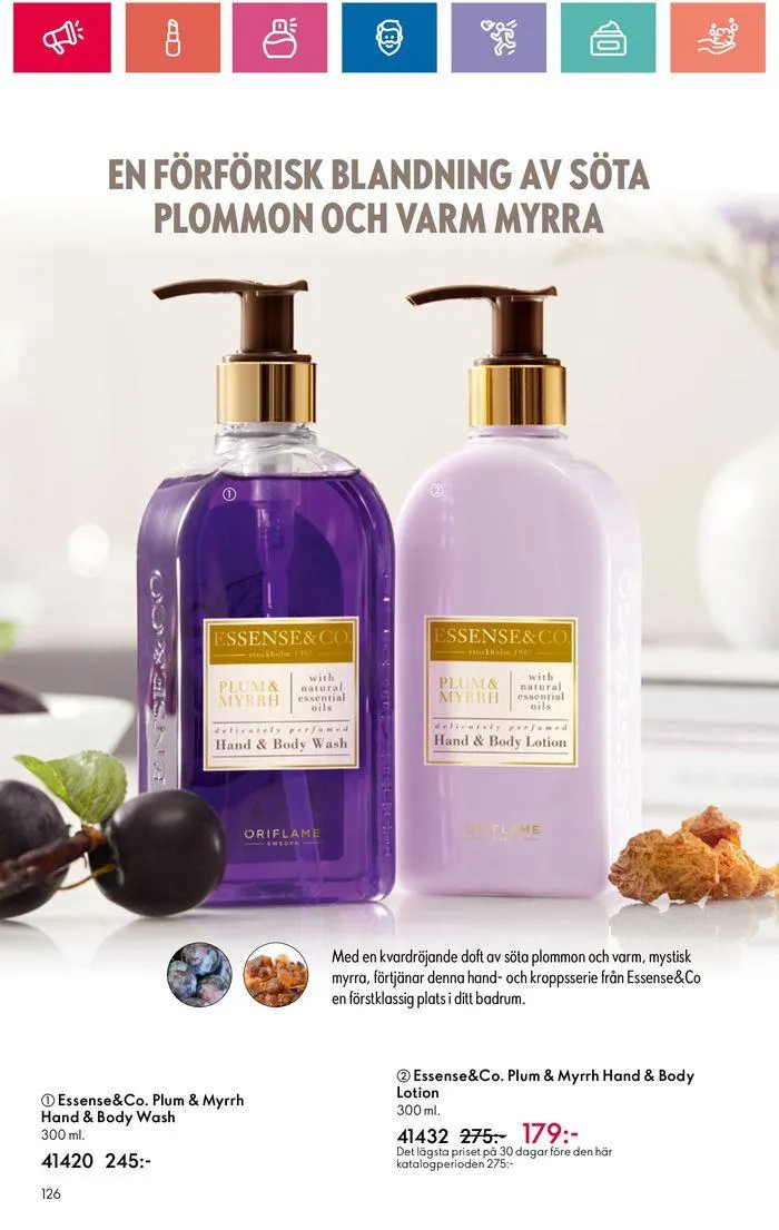 Oriflame reklamblad från 20 juni till 4 juli 2024 - Reklamblad sidor 126