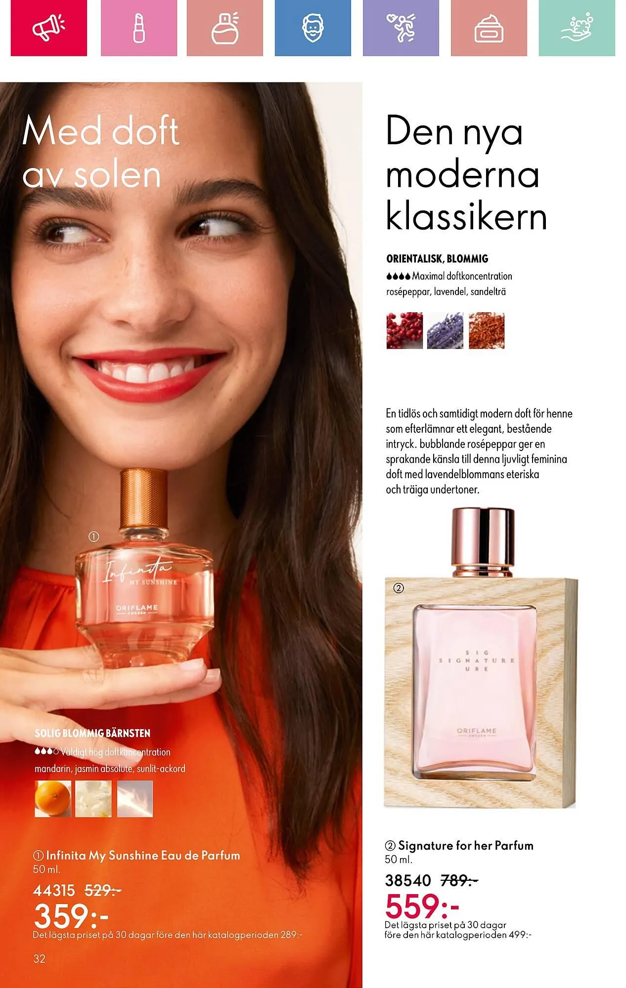 Oriflame reklamblad från 20 april till 9 maj 2025 - Reklamblad sidor 32