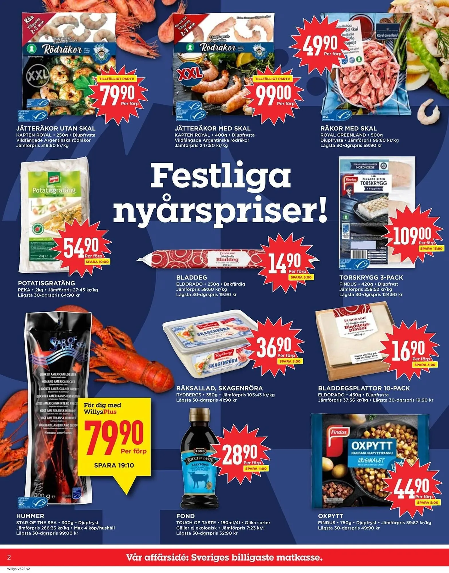 Willys reklamblad från 26 december till 4 januari 2026 - Reklamblad sidor 2