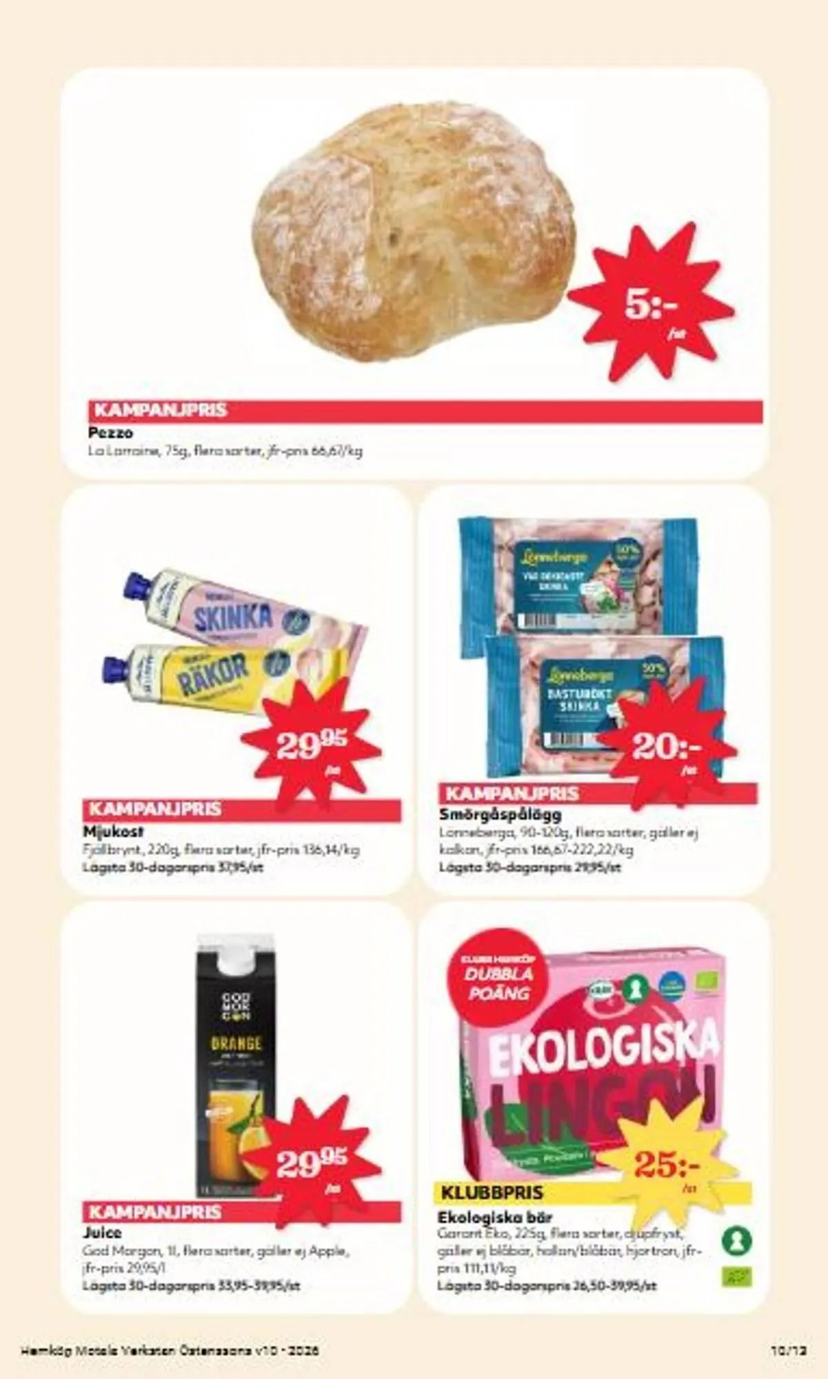 Östenssons reklamblad från 2 mars till 8 mars 2026 - Reklamblad sidor 10