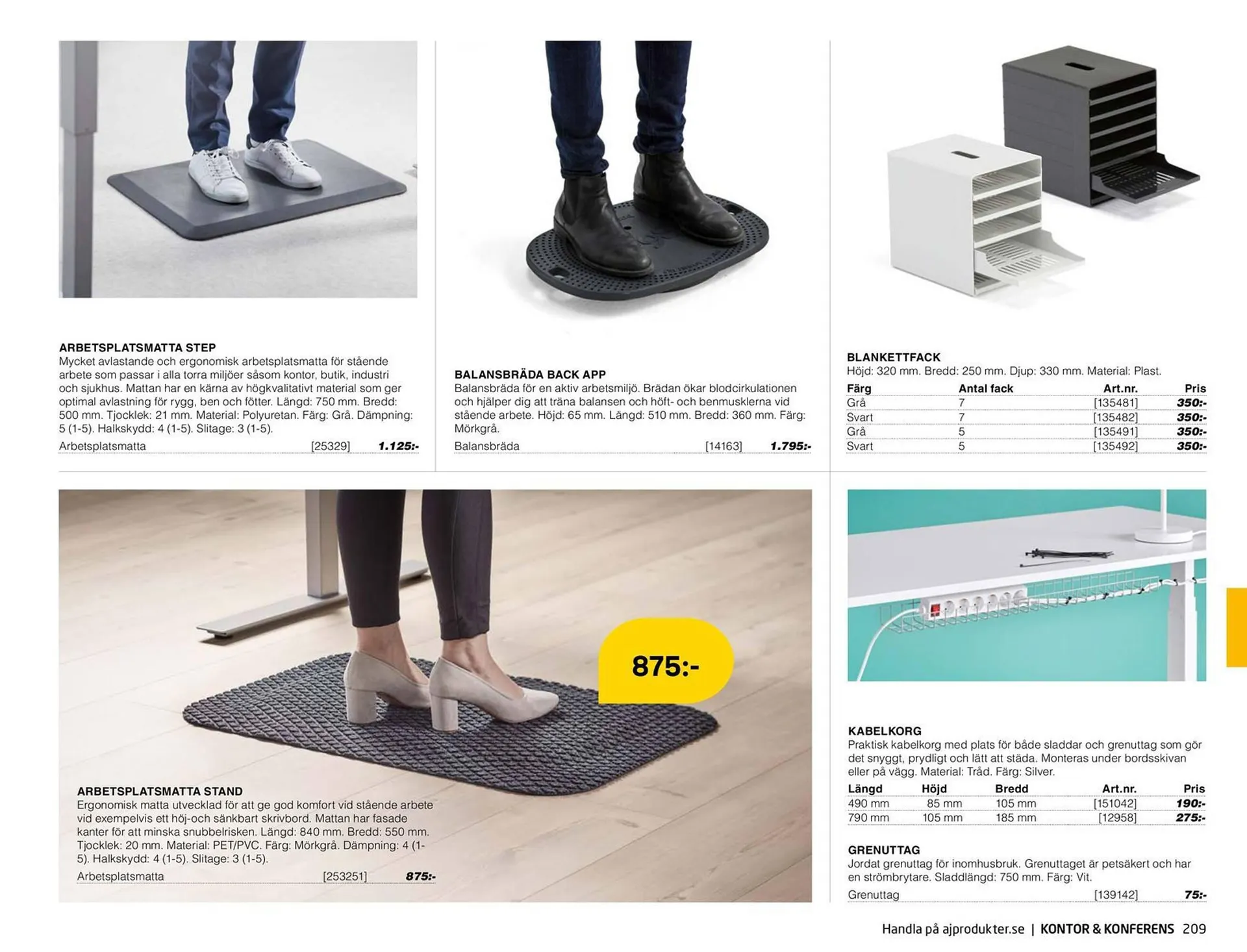 AJ Produkter reklamblad från 8 oktober till 4 december 2023 - Reklamblad sidor 209
