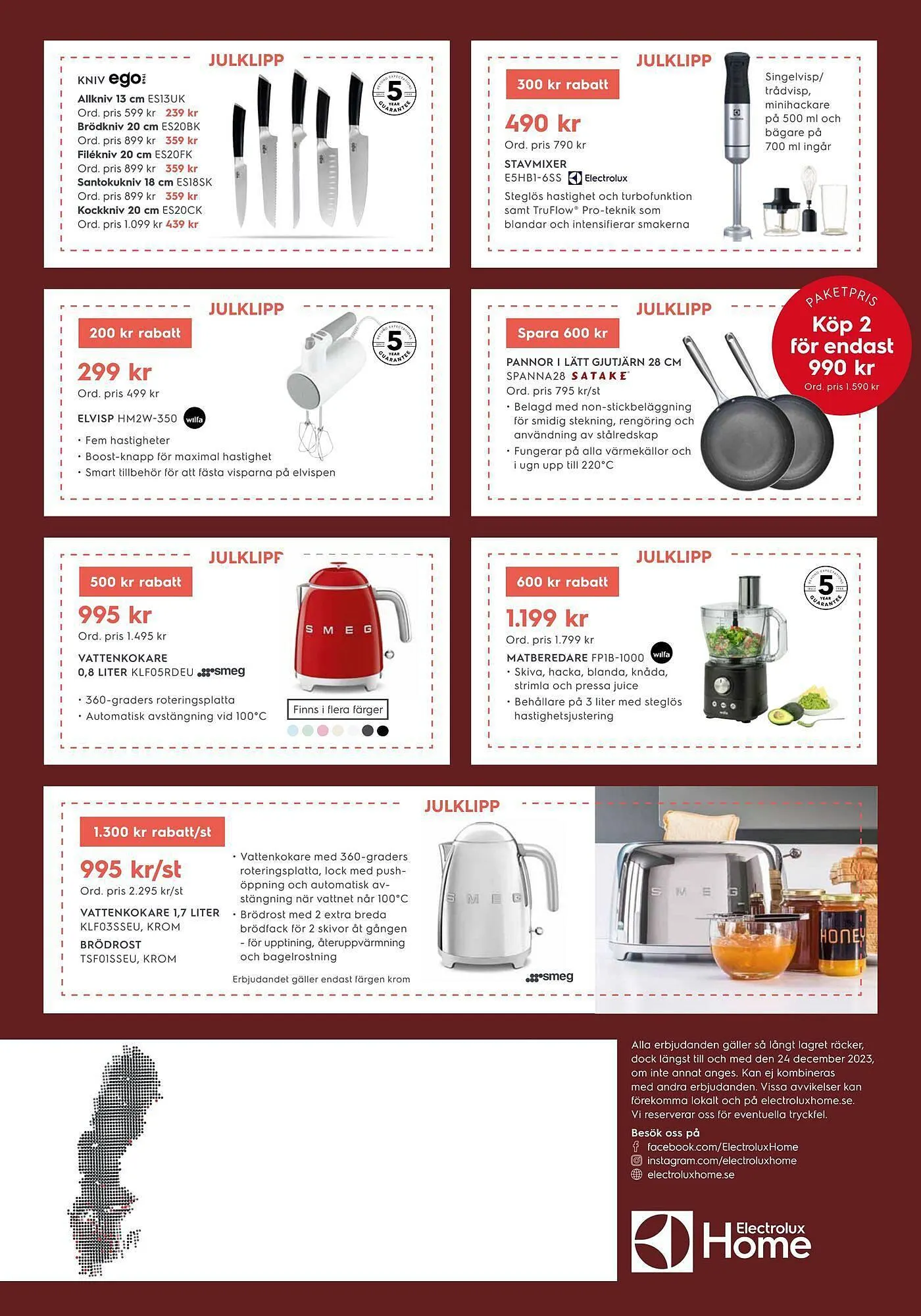 Electrolux Home reklamblad från 5 november till 24 december 2023 - Reklamblad sidor 20