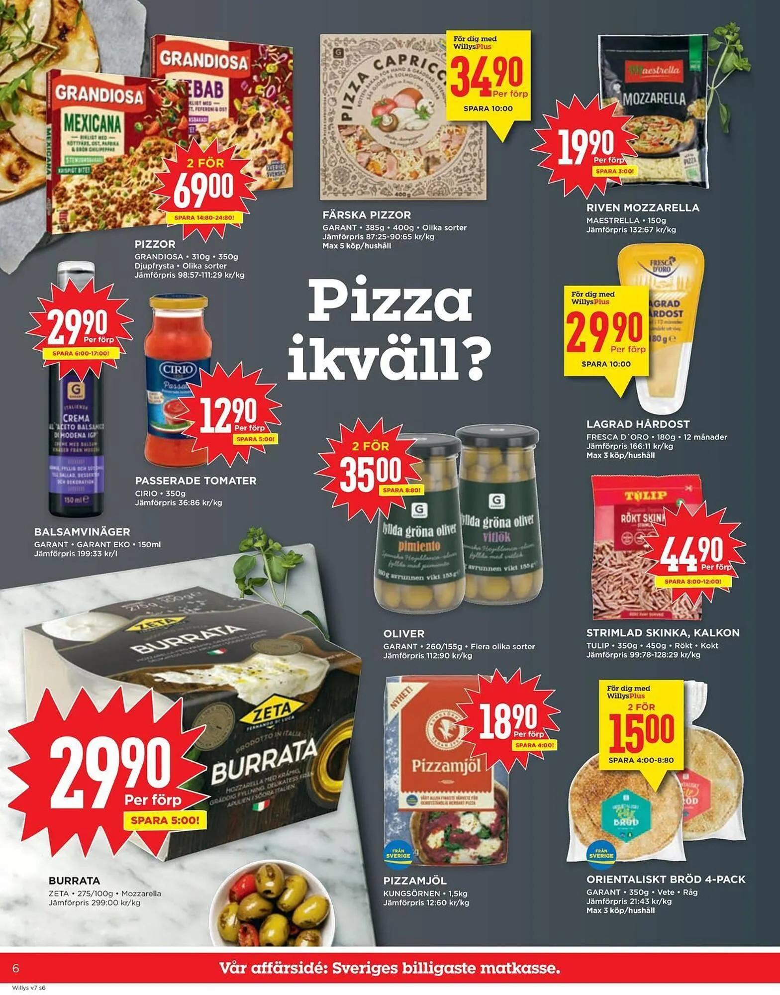 Willys reklamblad från 7 februari till 16 februari 2025 - Reklamblad sidor 6