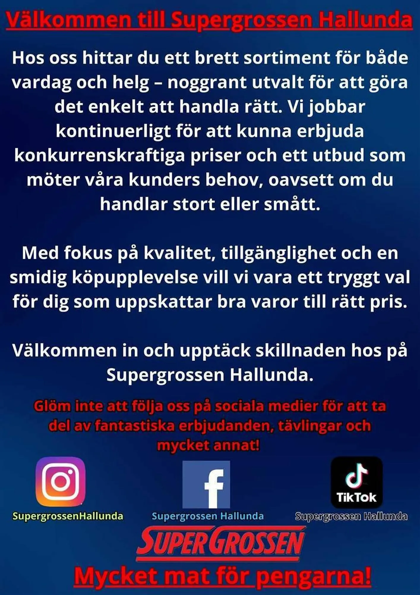 Supergrossen reklamblad från 23 februari till 1 mars 2026 - Reklamblad sidor 12