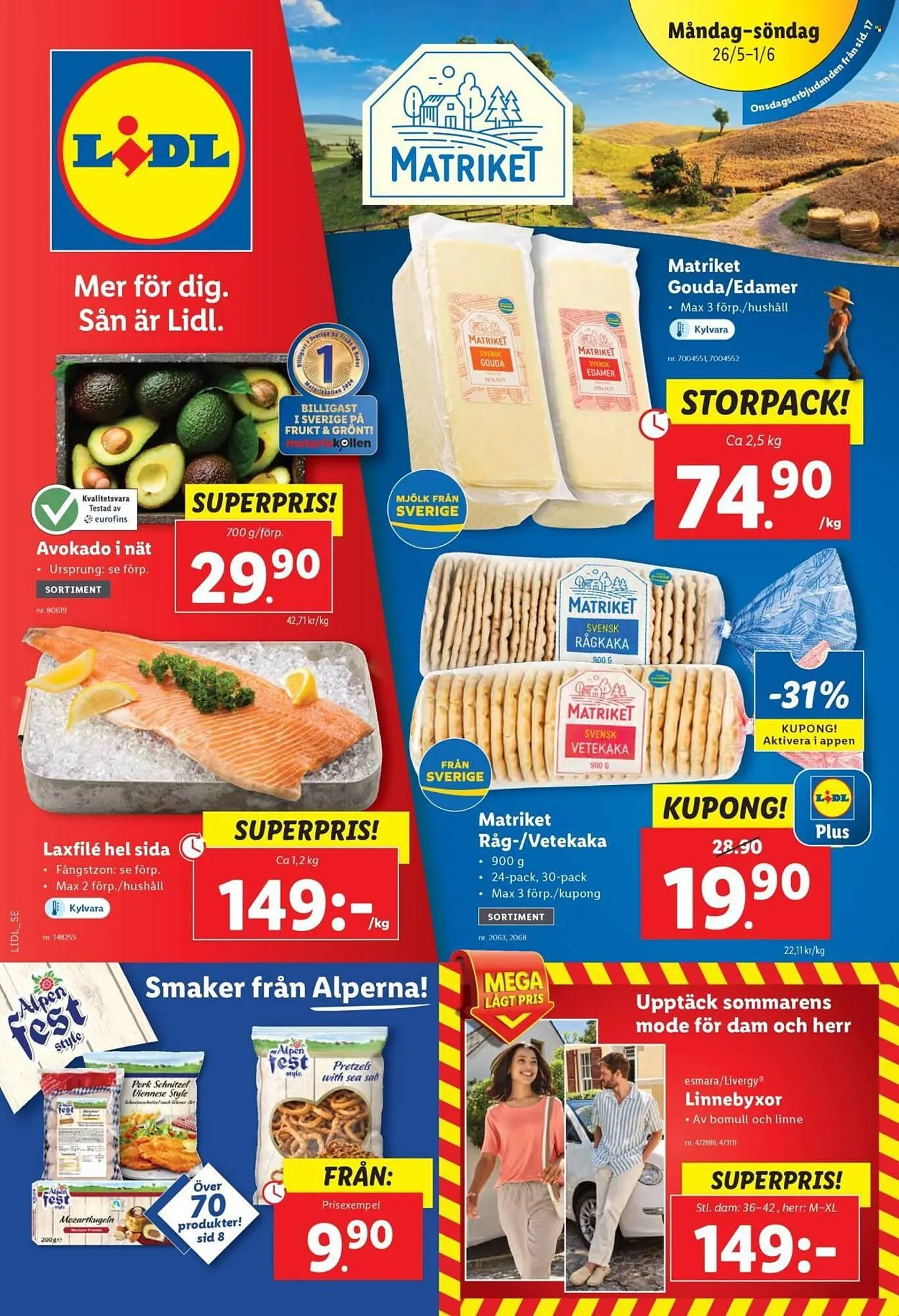 Lidl reklamblad från 26 maj till 1 juni 2025 - Reklamblad sidor 1