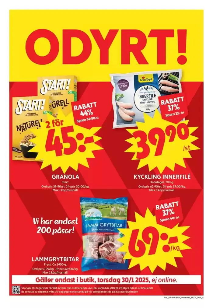 ICA Maxi Erbjudanden från 27 januari till 2 februari 2025 - Reklamblad sidor 11