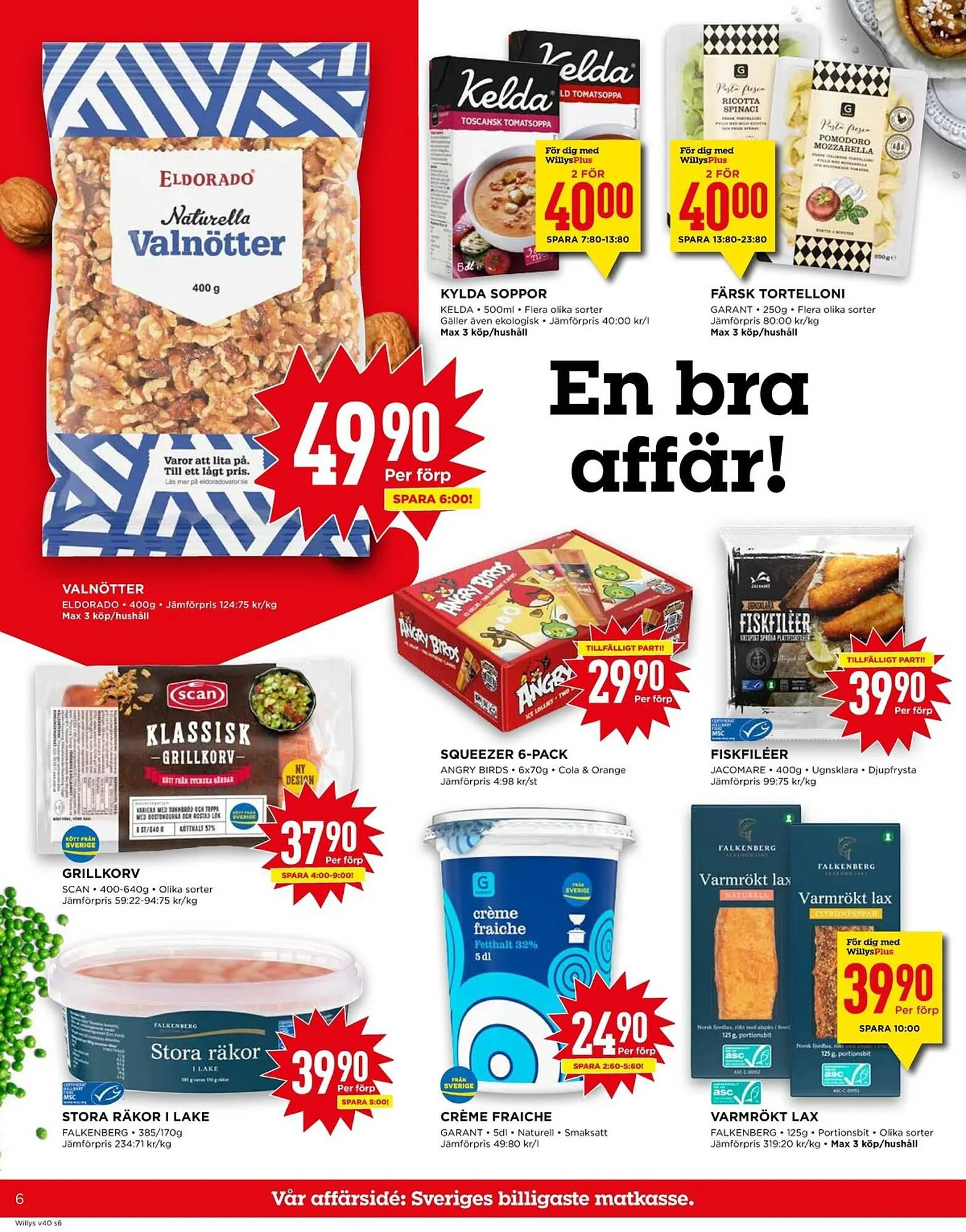 Willys reklamblad från 2 oktober till 8 oktober 2023 - Reklamblad sidor 6