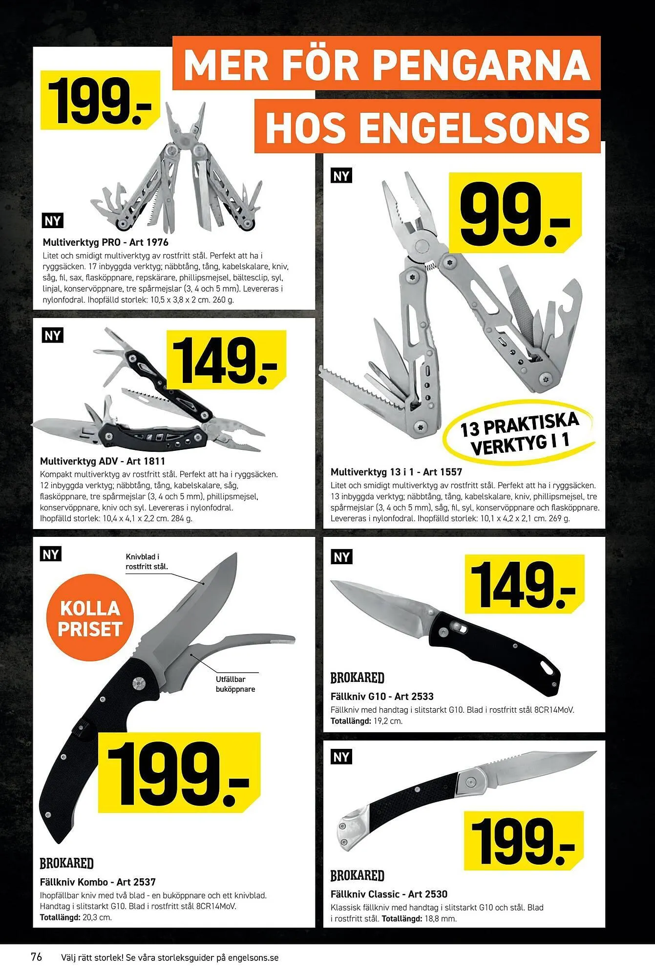 Engelsons reklamblad från 1 juli till 31 juli 2025 - Reklamblad sidor 76