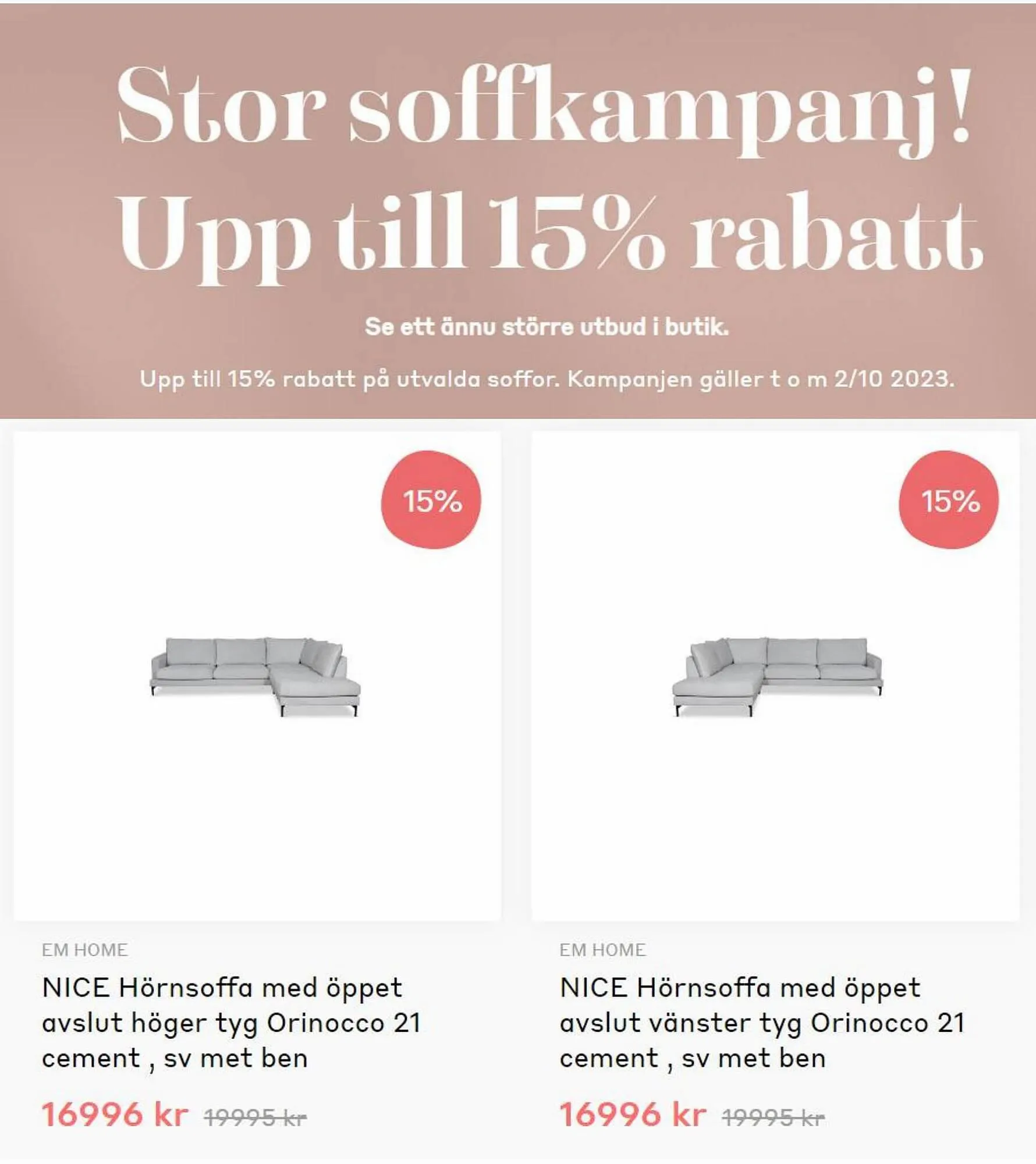 EM Home reklamblad från 28 september till 2 oktober 2023 - Reklamblad sidor 12