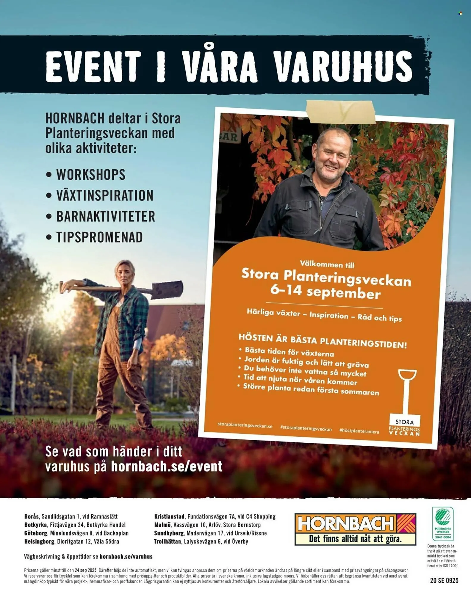 Hornbach reklamblad från 31 augusti till 24 september 2025 - Reklamblad sidor 20