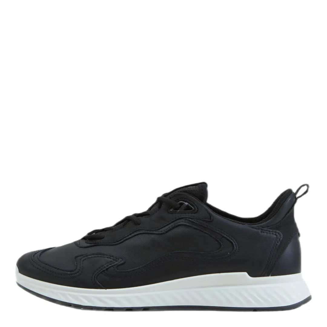 ST.1 Laced Shoes Black