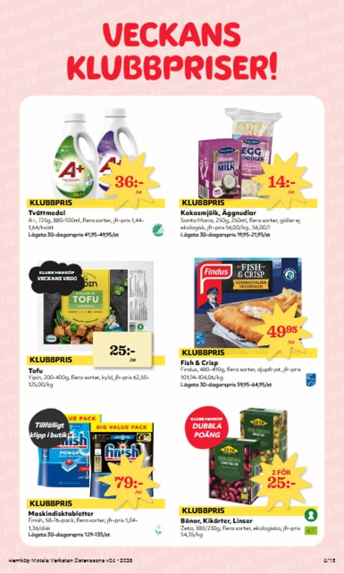 Hemköp reklamblad från 19 januari till 25 januari 2026 - Reklamblad sidor 4