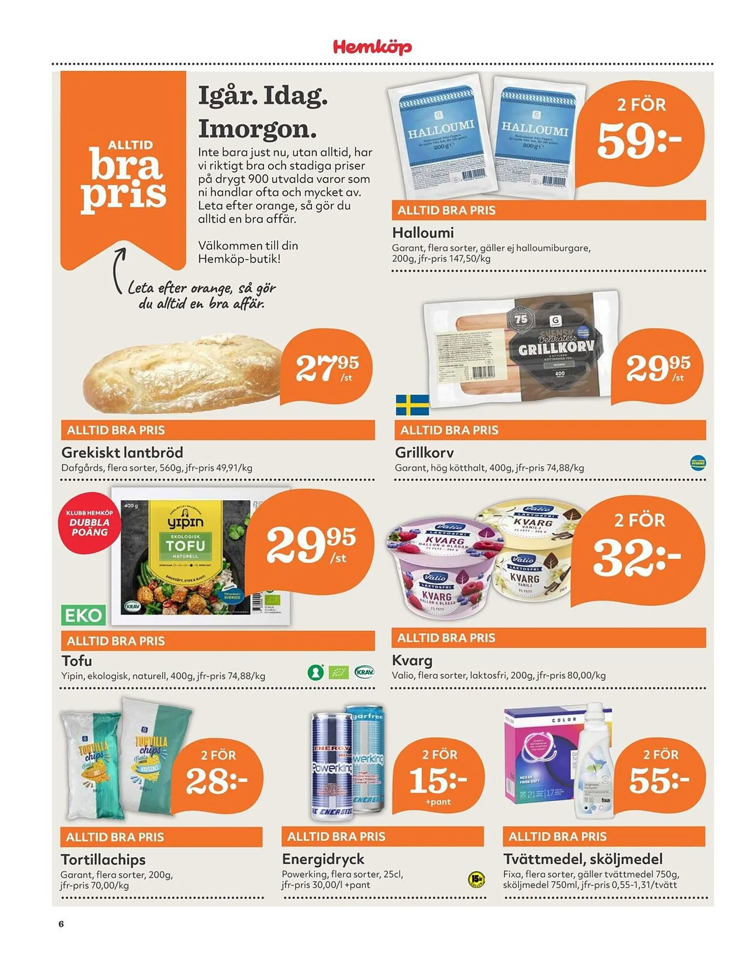 Hemköp reklamblad från 2 april till 7 april 2024 - Reklamblad sidor 6