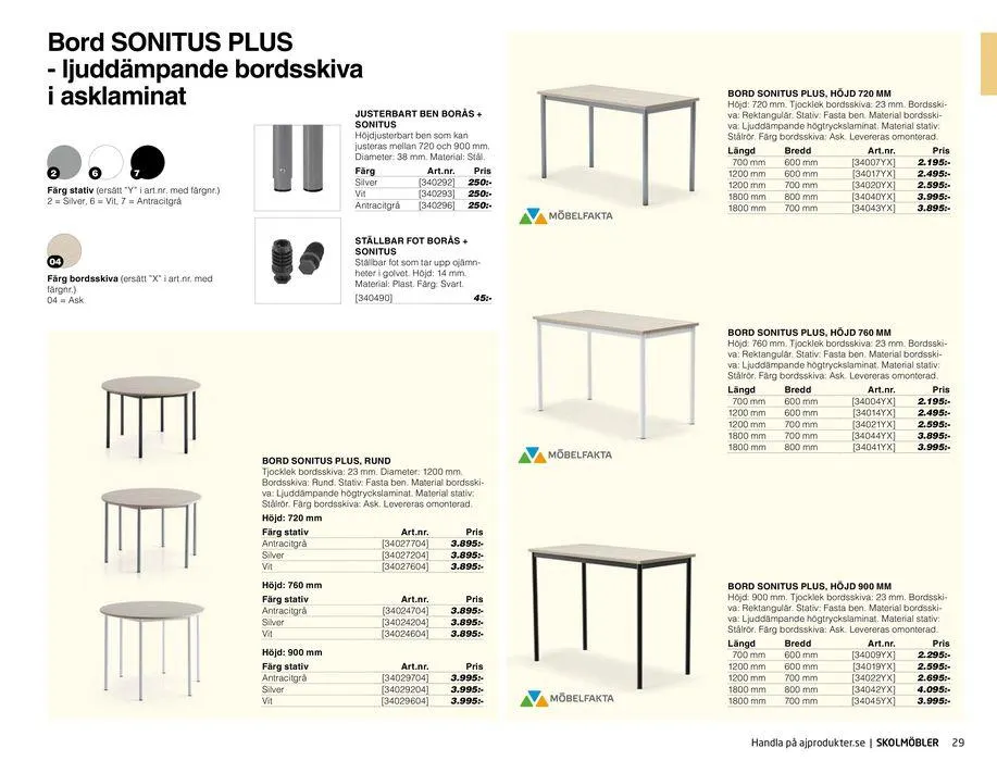 AJ Produkter! från 28 maj till 31 december 2024 - Reklamblad sidor 29