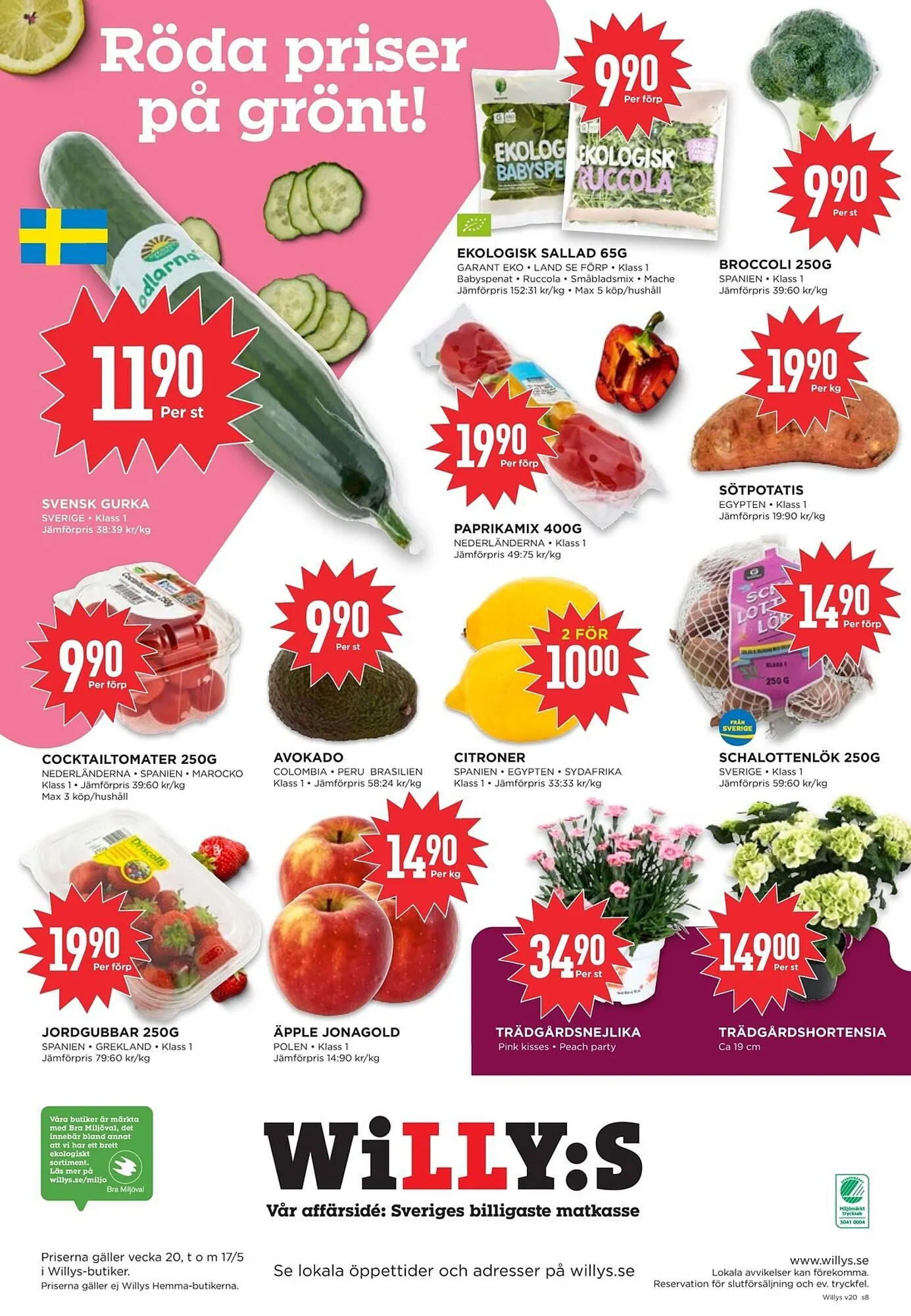Willys reklamblad från 11 maj till 17 maj 2026 - Reklamblad sidor 8