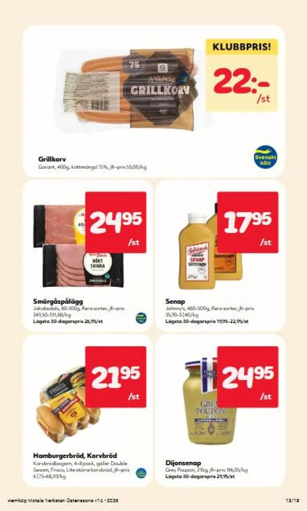 Hemköp reklamblad från 30 mars till 5 april 2026 - Reklamblad sidor 13