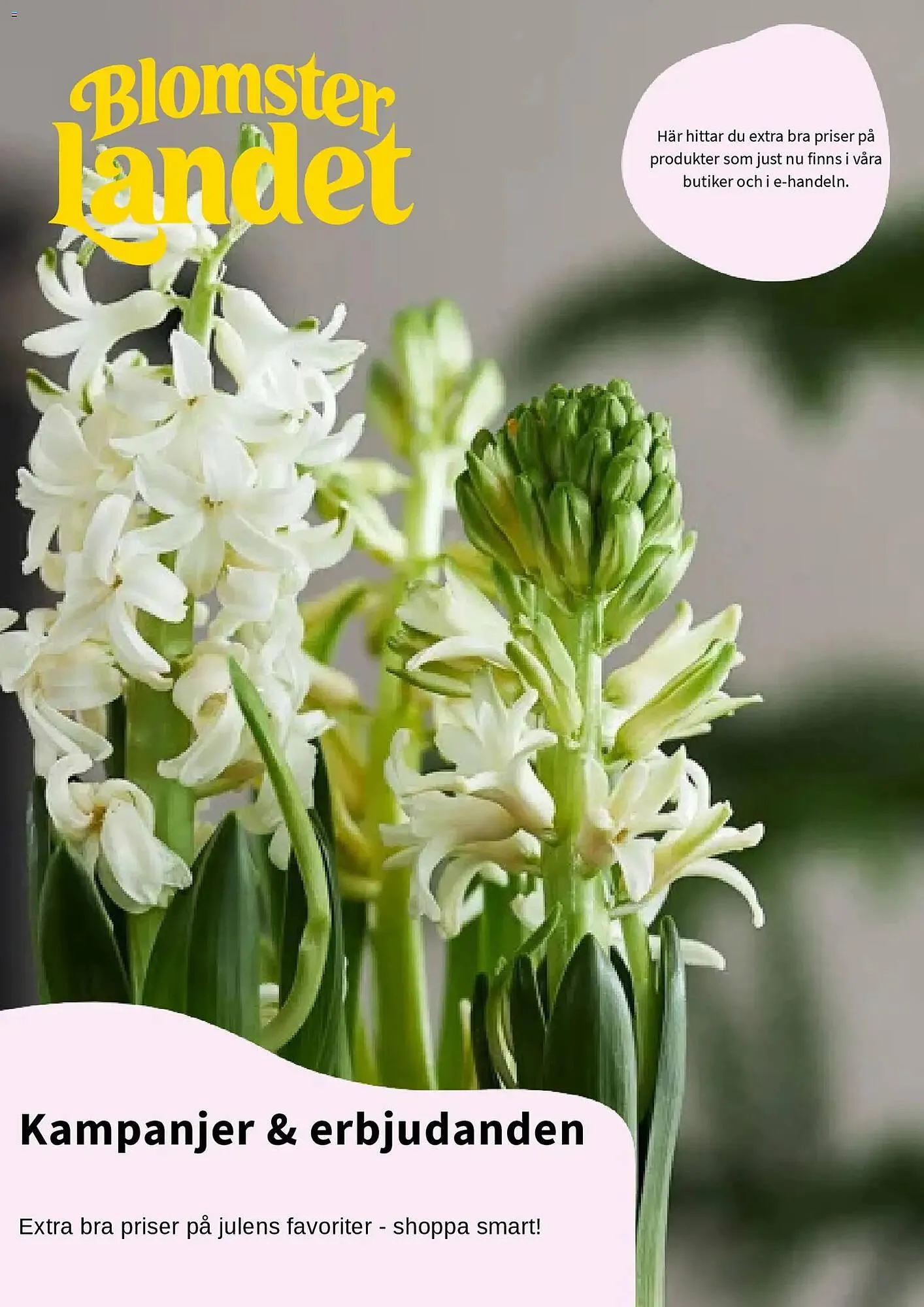 Blomsterlandet reklamblad - 1