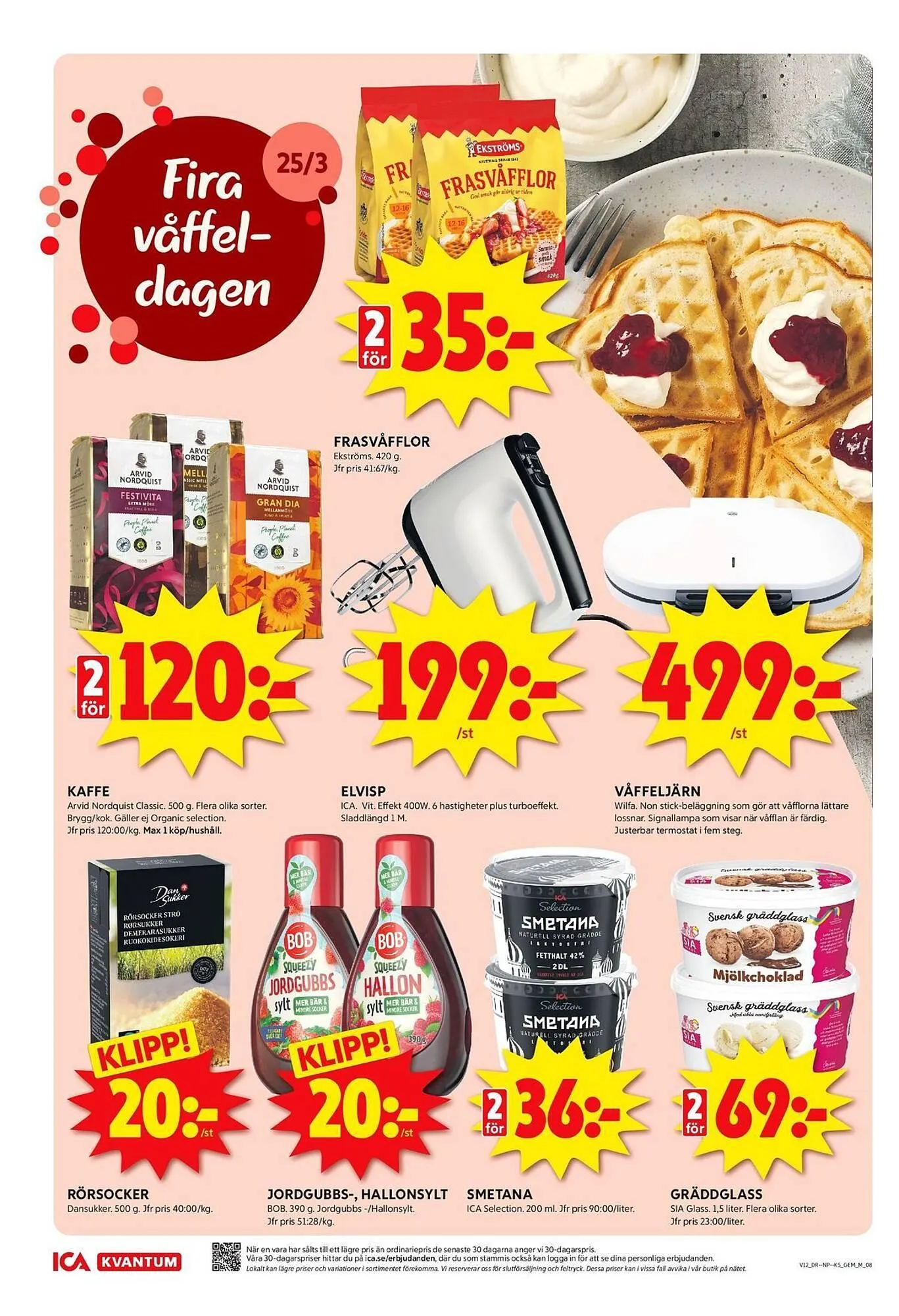 ICA Kvantum reklamblad från 17 mars till 23 mars 2025 - Reklamblad sidor 8