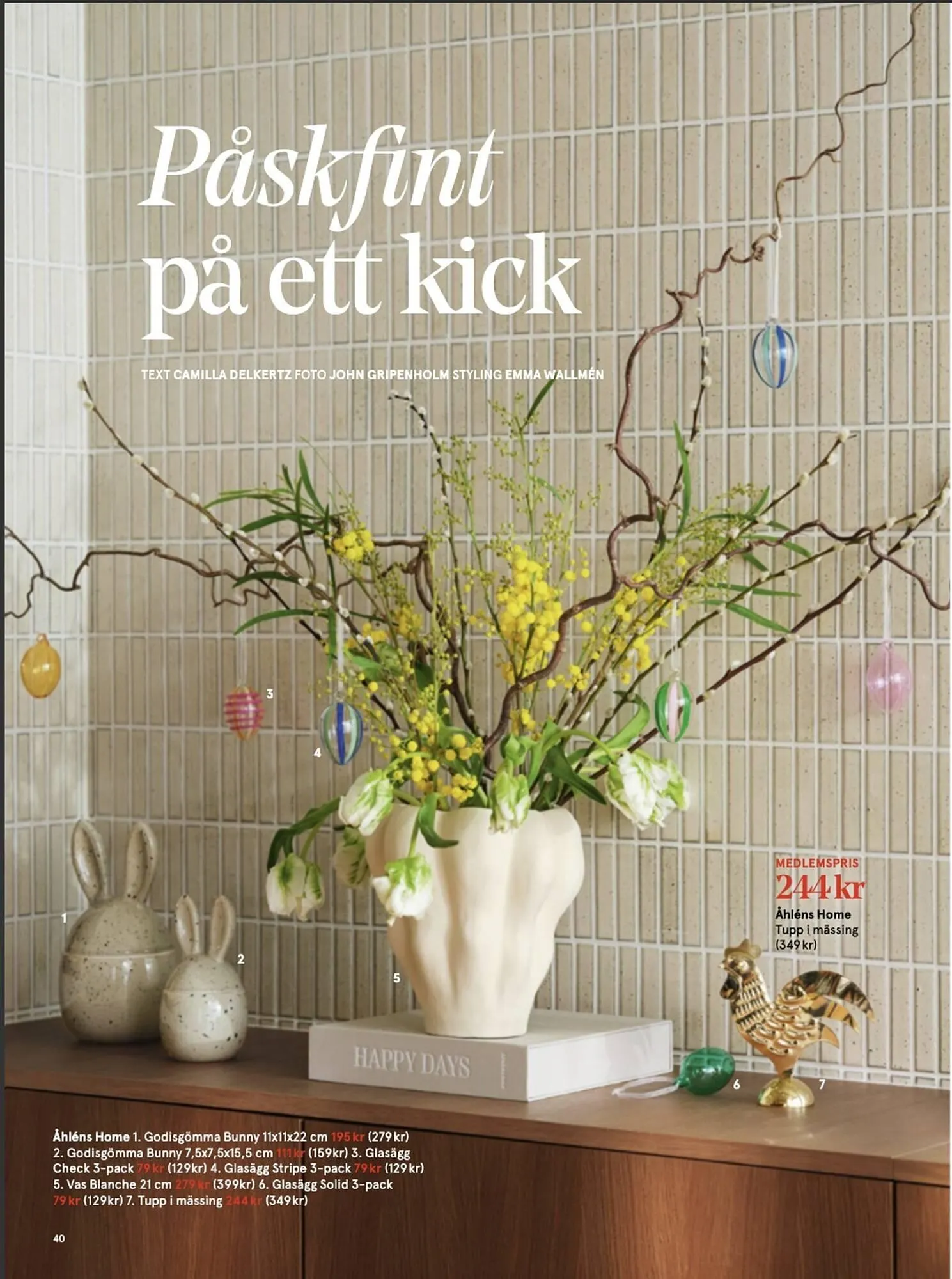 Åhléns reklamblad från 11 mars till 31 mars 2026 - Reklamblad sidor 40
