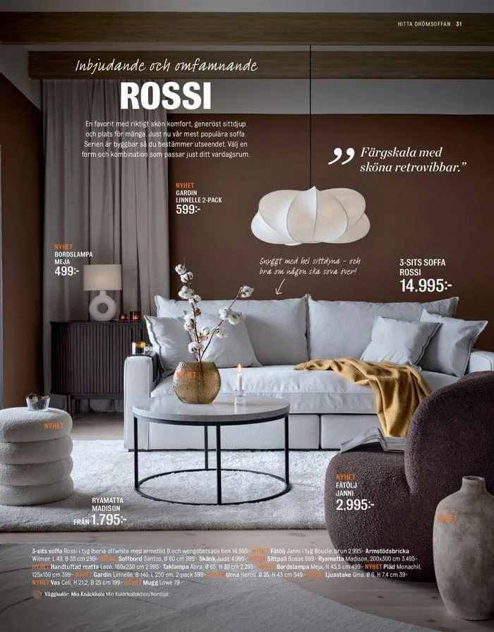 Höst & vinter 2024 från 18 september till 31 december 2024 - Reklamblad sidor 31