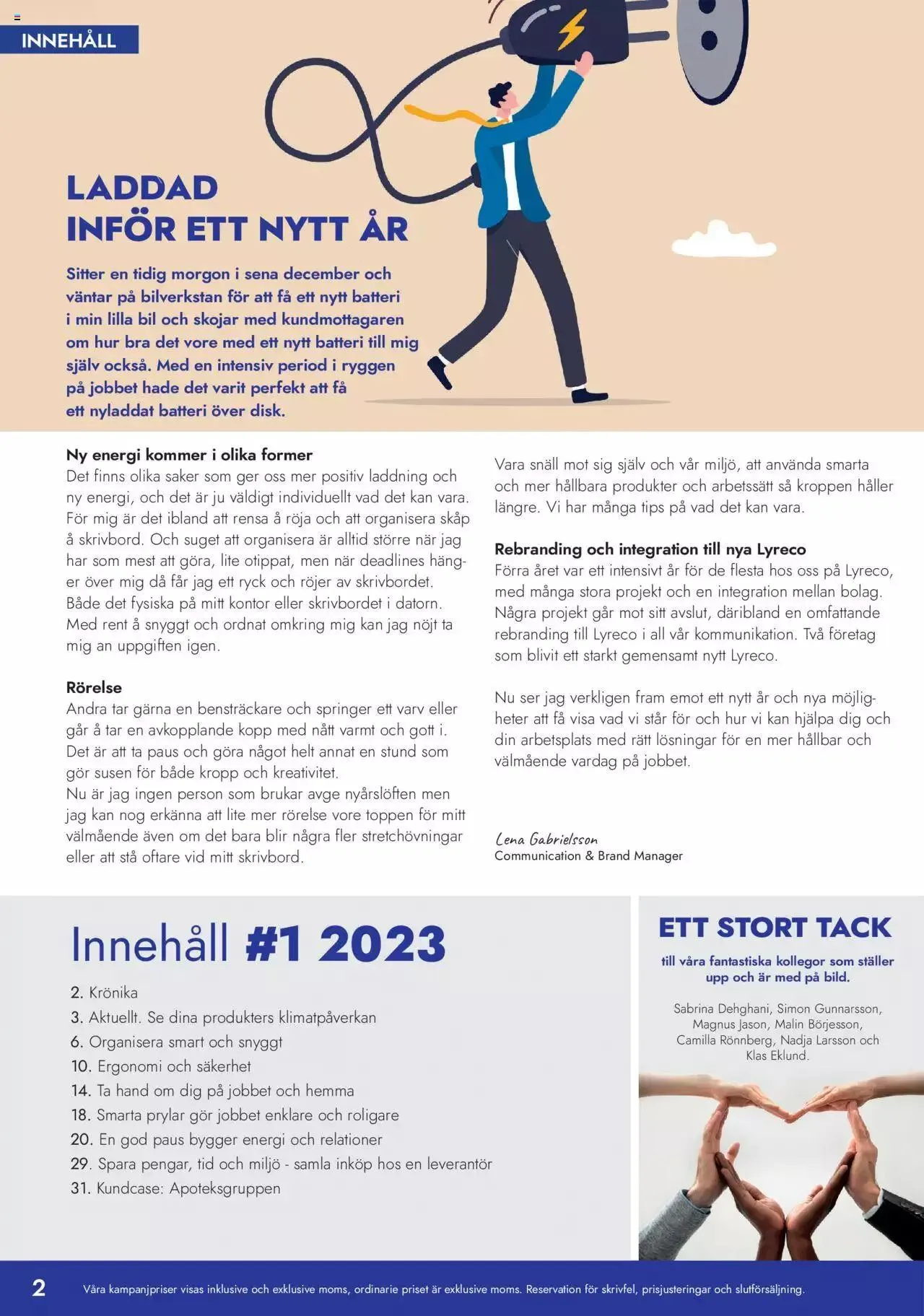 Staples - Lyreco INSPIRATION #1 2023 från 13 mars till 31 december 2023 - Reklamblad sidor 2