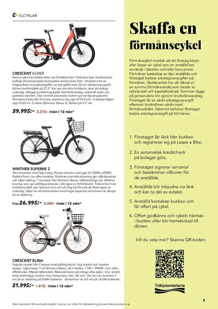 Tvåhjulsmästarna var /sommar 2024 ! från 16 maj till 25 juni 2024 - Reklamblad sidor 5