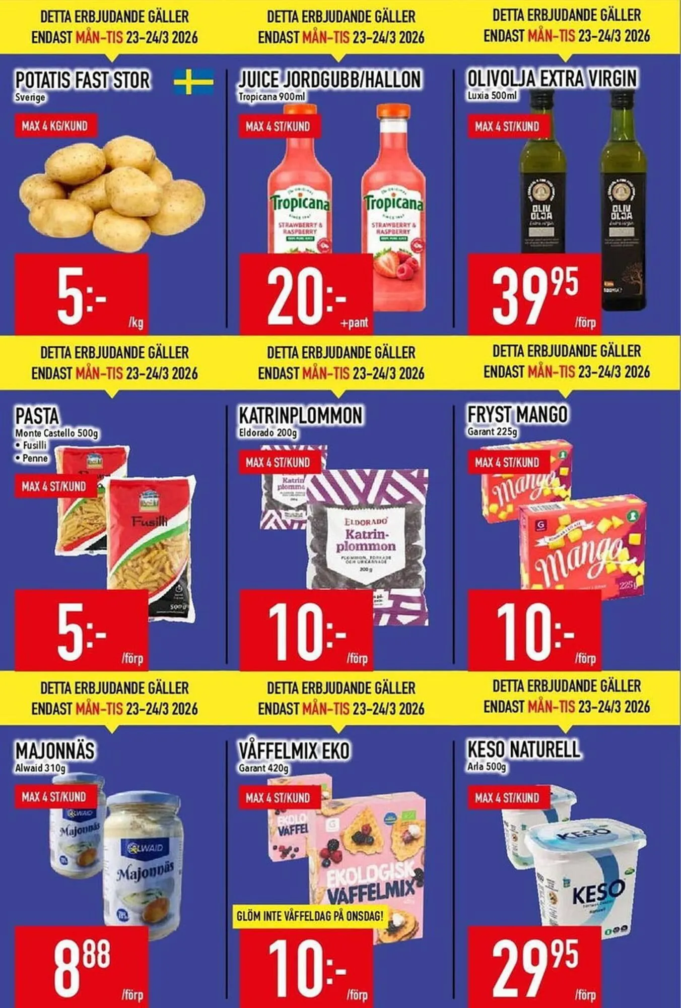 Matdax reklamblad från 23 mars till 29 mars 2026 - Reklamblad sidor 2