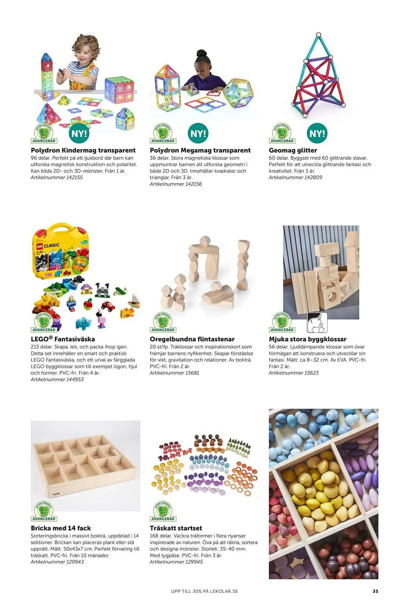 Lekolar reklamblad från 23 februari till 31 december 2024 - Reklamblad sidor 35