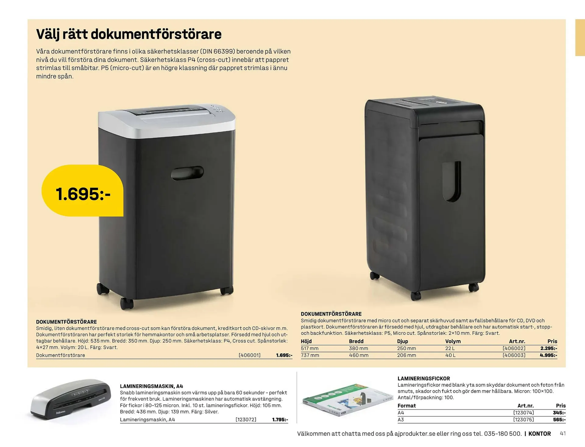 AJ Produkter reklamblad från 1 januari till 31 december 2025 - Reklamblad sidor 41
