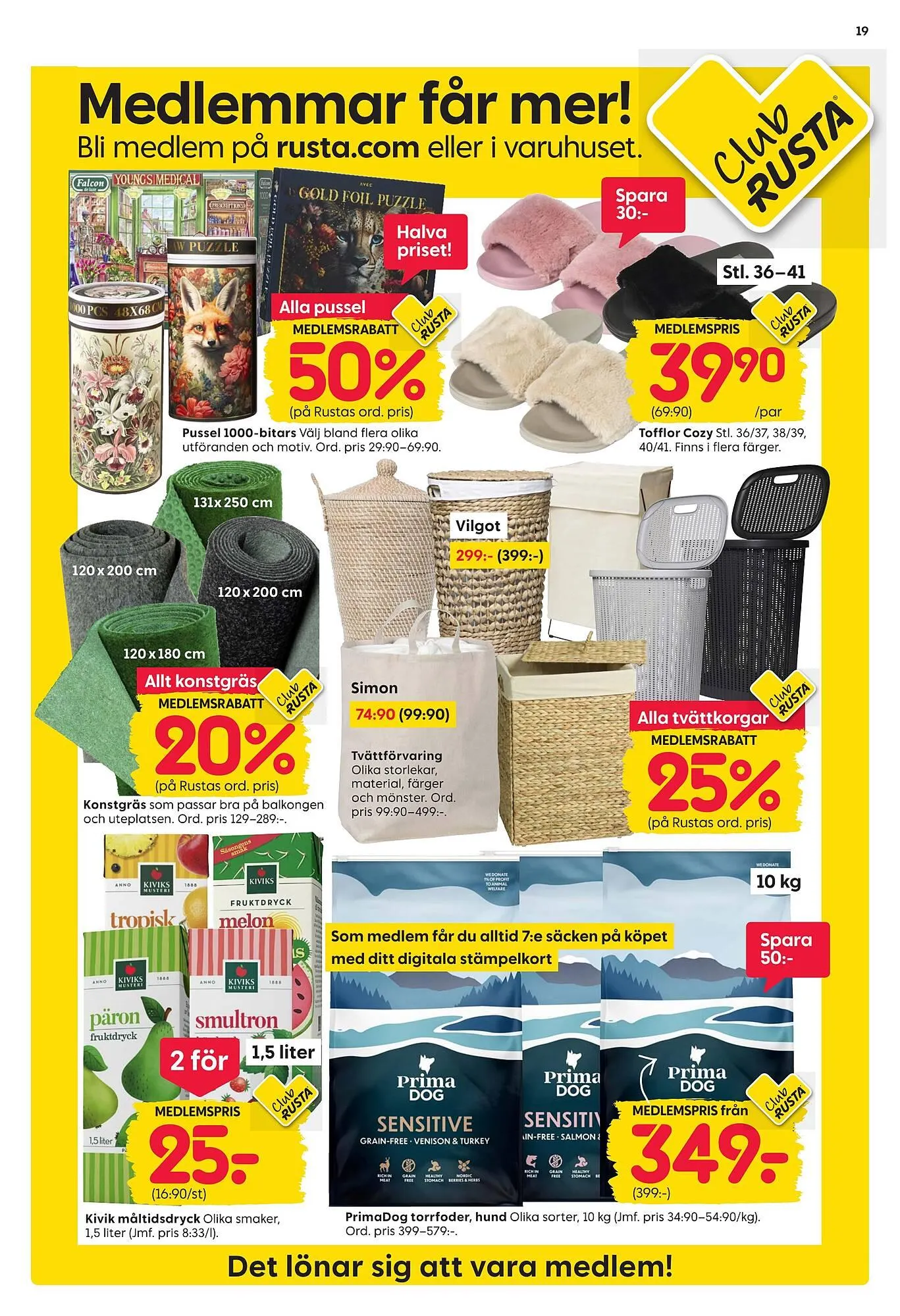 Rusta reklamblad från 12 maj till 17 maj 2025 - Reklamblad sidor 19