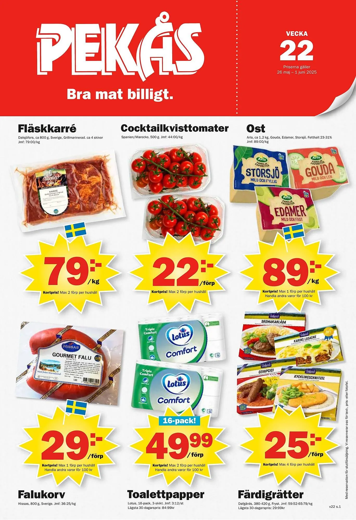 Pekås reklamblad - 1