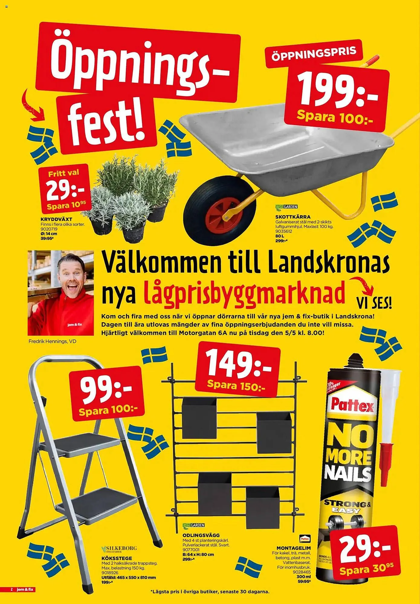 Jem&Fix reklamblad från 5 maj till 10 maj 2026 - Reklamblad sidor 2