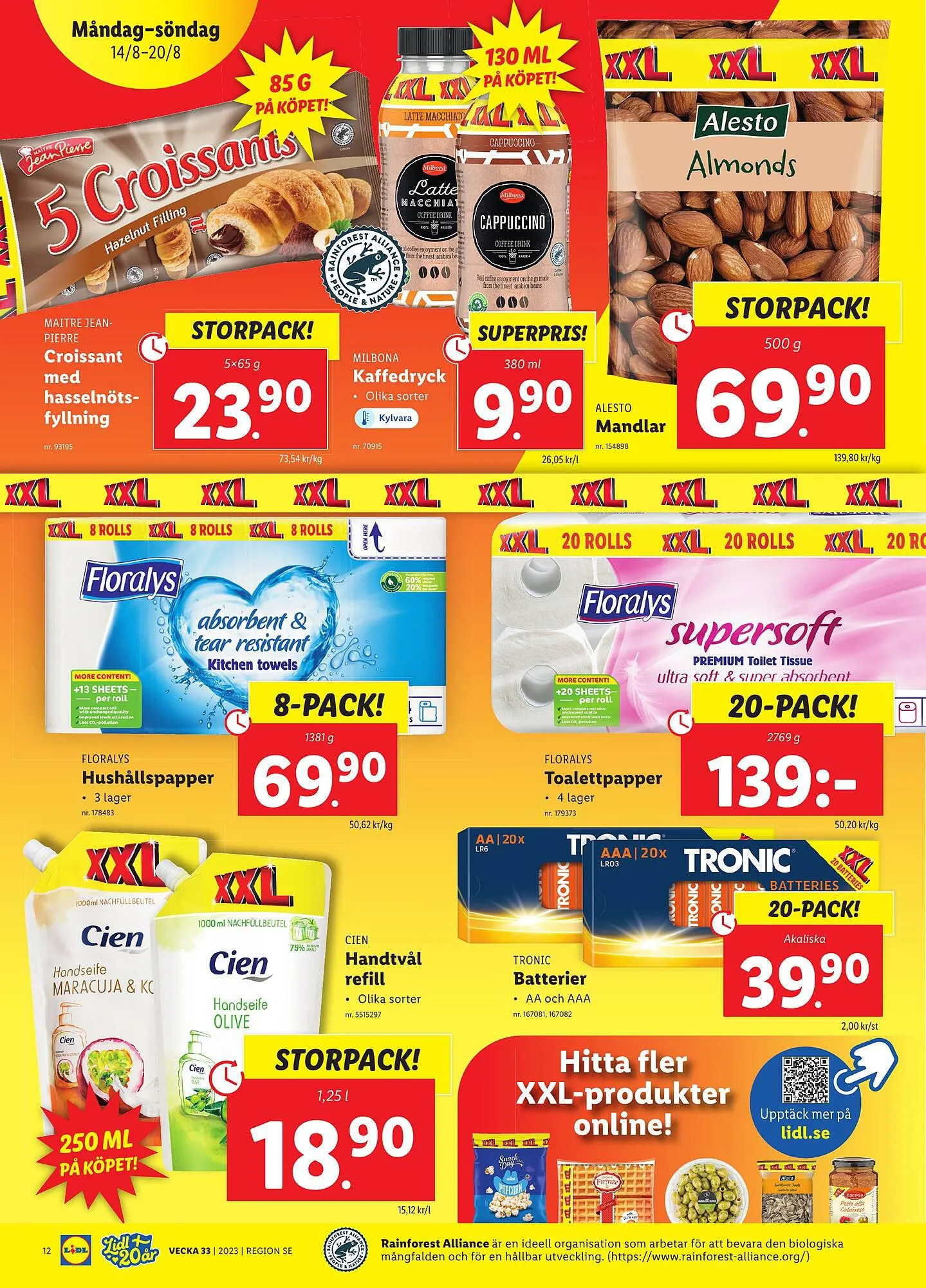 Lidl reklamblad från 14 augusti till 20 augusti 2023 - Reklamblad sidor 12