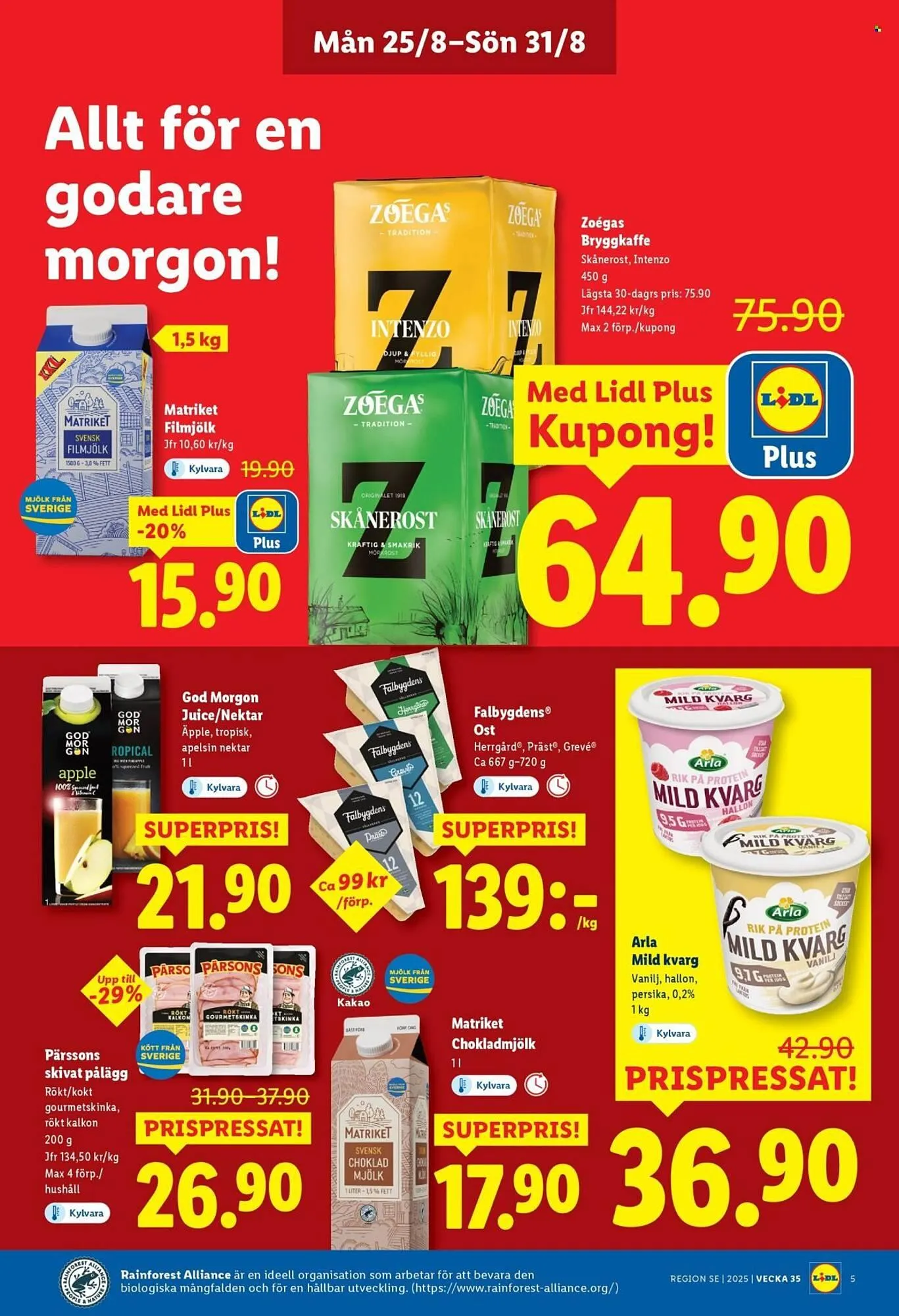 Lidl reklamblad från 25 augusti till 31 augusti 2025 - Reklamblad sidor 5