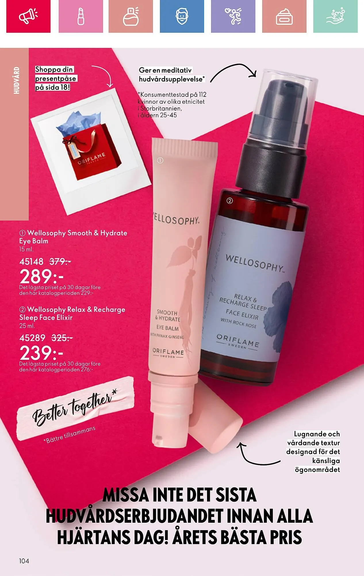 Oriflame reklamblad från 26 januari till 15 februari 2025 - Reklamblad sidor 104