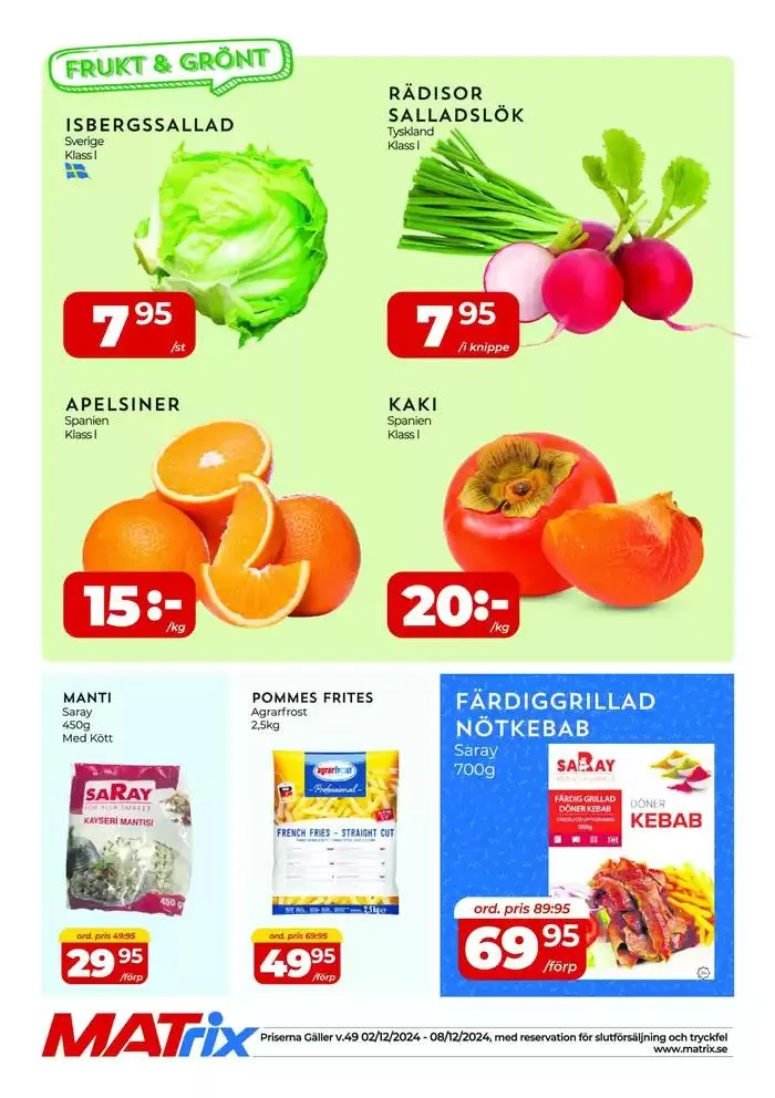 Matrix Veckans Annons från 3 december till 17 december 2024 - Reklamblad sidor 2